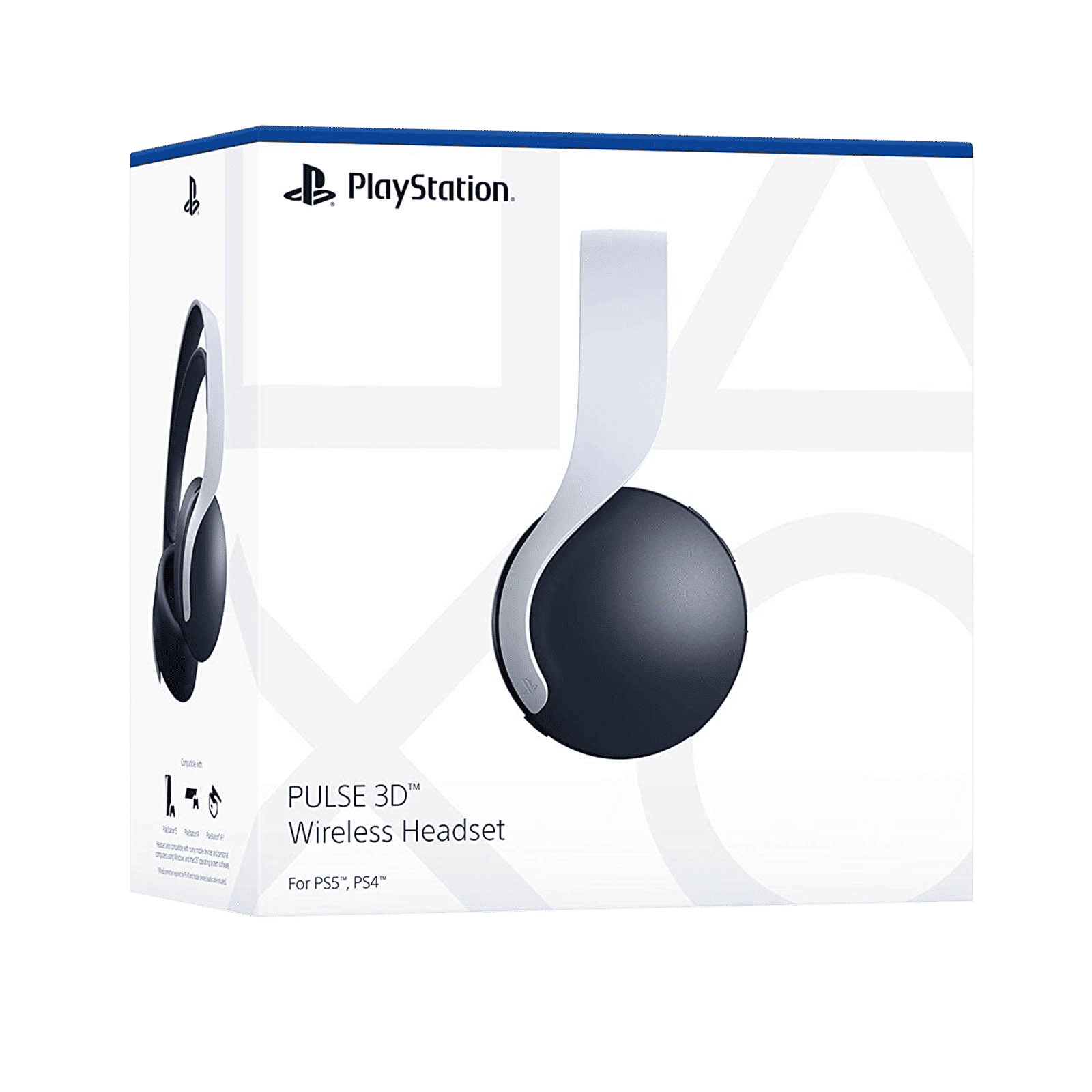 SONY PlayStation Pulse 3D CFI-ZWH1F06 Bluetooth Gaming Headphone with Noise Cancellation (Tempest 3D Audio, Over Ear, Grey White)_5