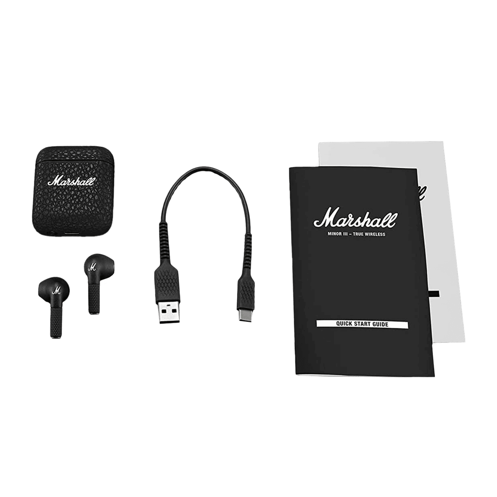 Marshall Minor III MS-MIN3BT TWS Earbuds (IPX4 Water Resistant, 25 Hours Playback, Black)_5