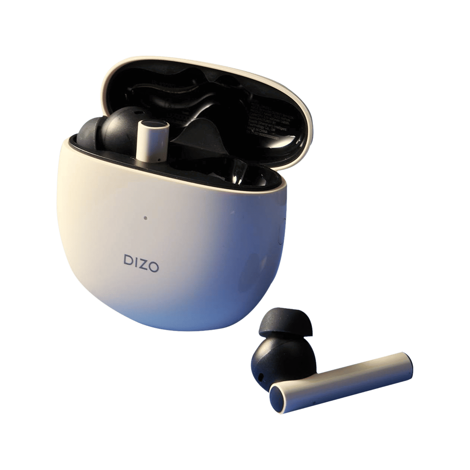 DIZO GoPods DA2001 TWS Earbuds with Active Noise Cancellation (IPX5 Water Resistant, 25 Hours Playback, Creme White)_3