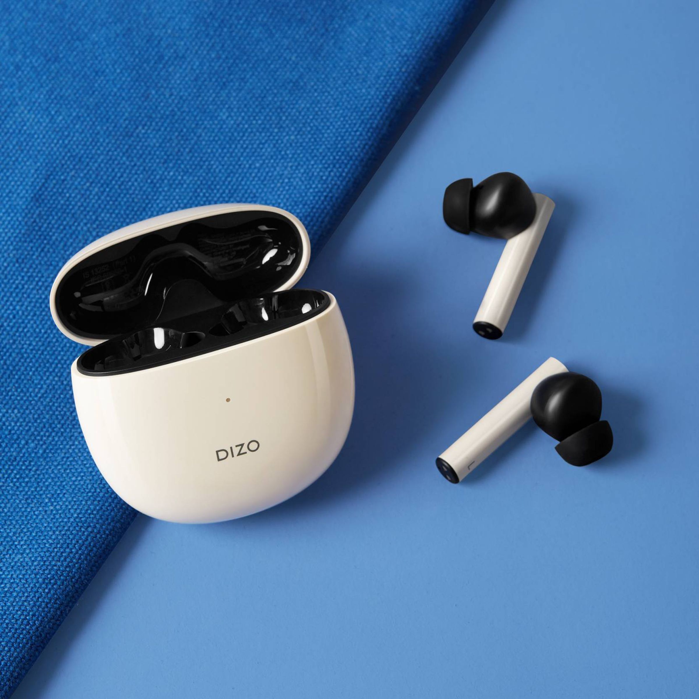 DIZO GoPods DA2001 TWS Earbuds with Active Noise Cancellation (IPX5 Water Resistant, 25 Hours Playback, Creme White)_5