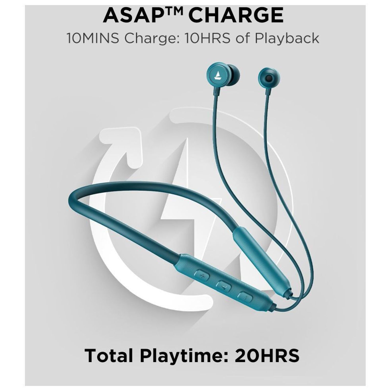 boAt Rockerz 195 Pro Neckband with Environmental Noise Cancellation (IPX4 Water Resistant, Instant 40ms Low Latency Audio, Midnight Cyan) boAt Rockerz 195 Pro Neckband with Environmental Noise Cancellation (IPX4 Water Resistant, Instant 40ms Low Latency Audio, Midnight Cyan)_5