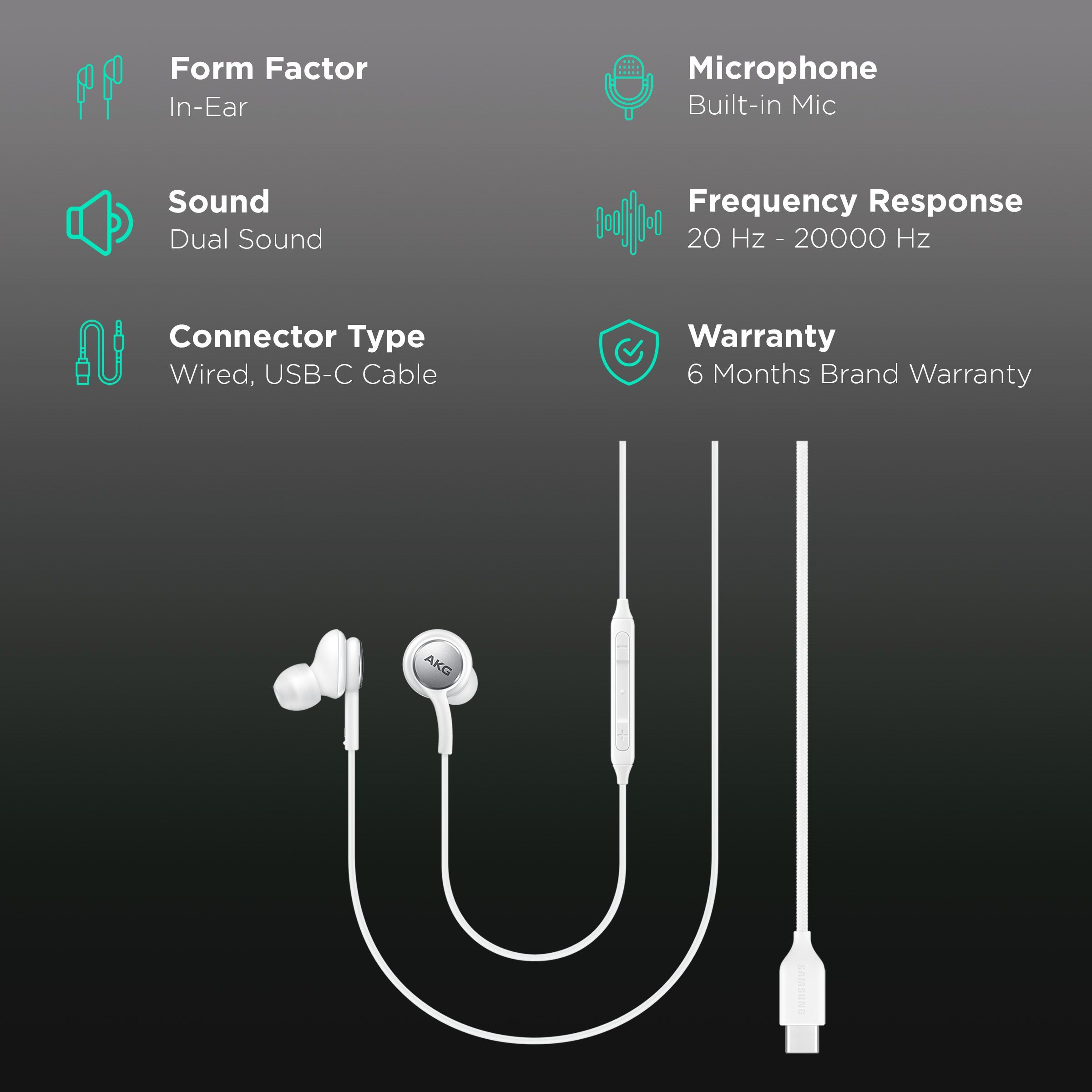 SAMSUNG EO-IC100BWEGIN Wired Earphone with Mic (In Ear, White) SAMSUNG EO-IC100BWEGIN Wired Earphone with Mic (In Ear, White)_2
