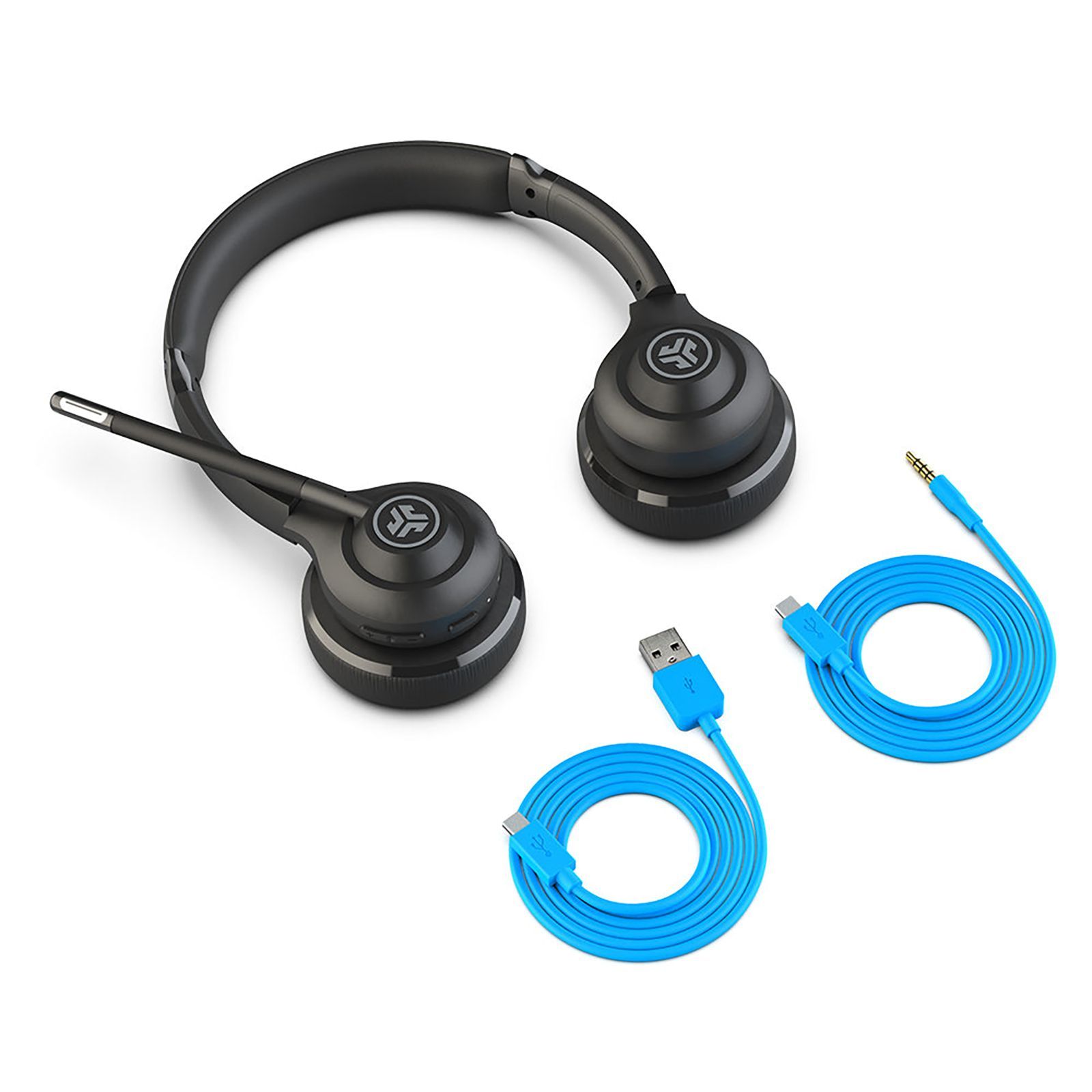 JLAB Go Work IEUHBGOWORKRBLK4 Bluetooth Headphone with Mic (40mm Dynamic Driver, On Ear, Black)_13