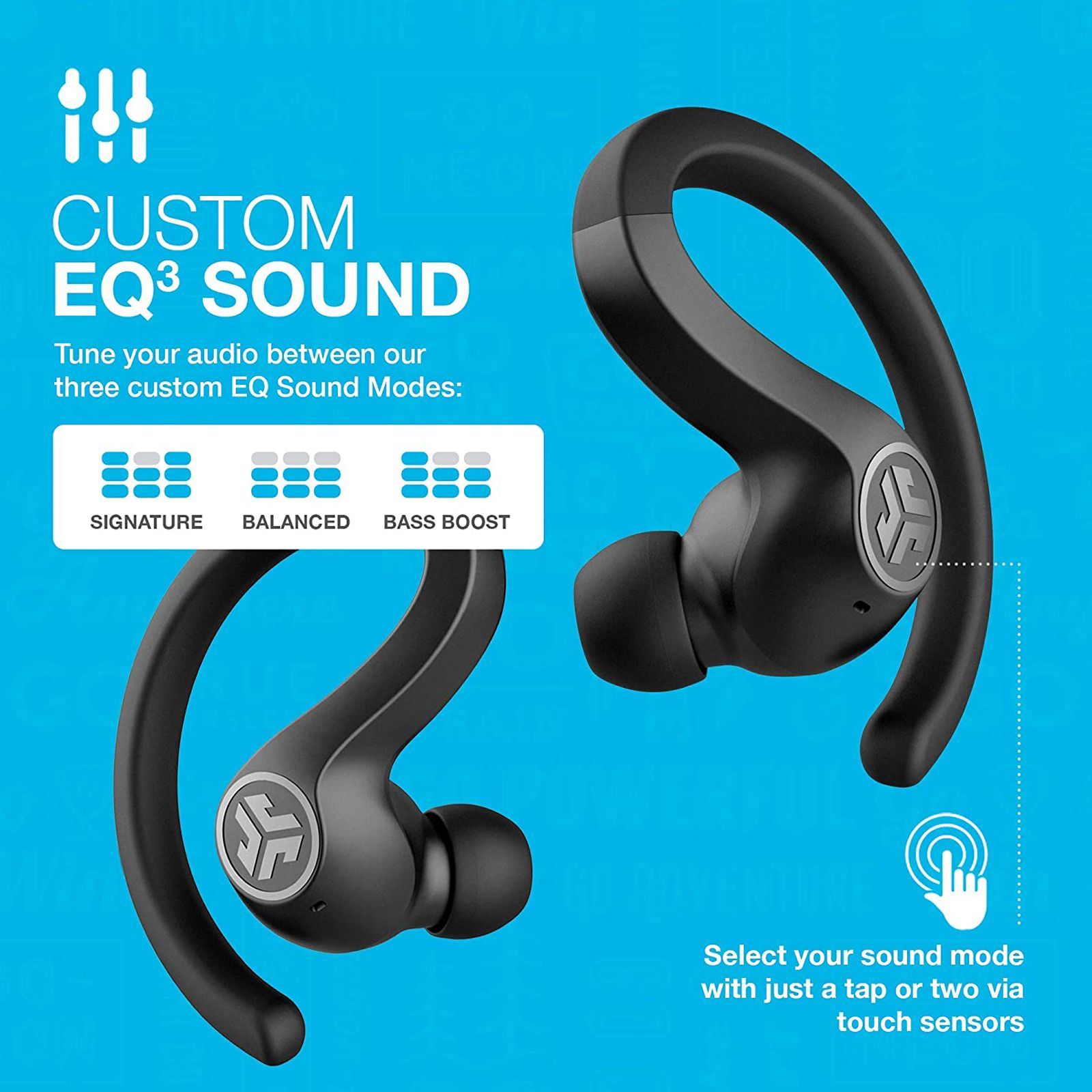 JLAB JBuds Air Sport IEUEBJBAIRSPRTRBLK TWS Earbuds (IP66 Sweat & Water Resistant, 40 Hours Playback, Black)_12