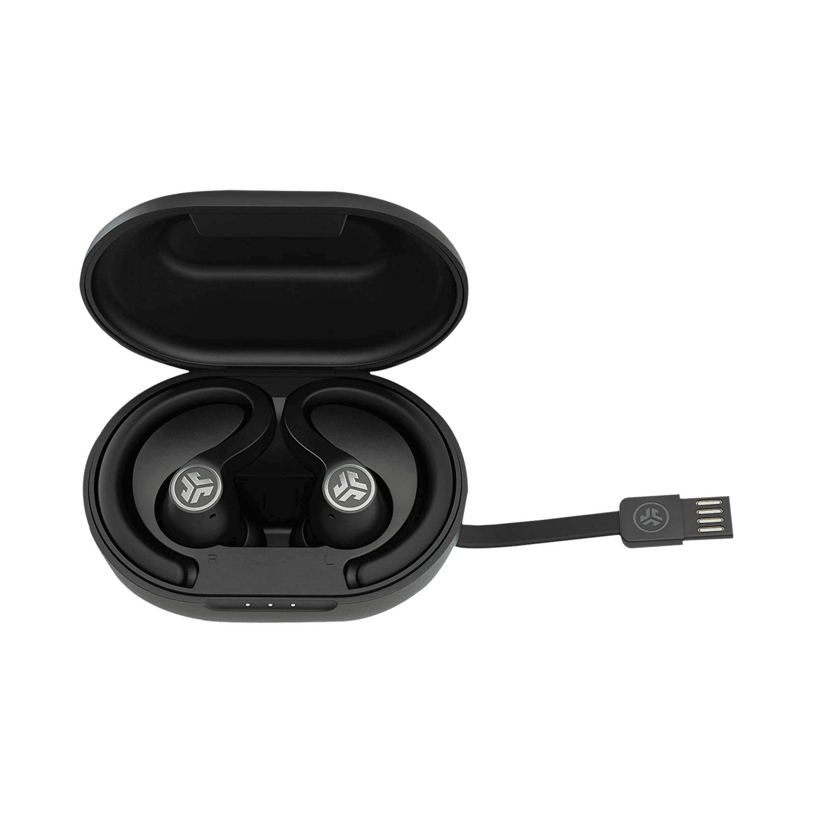 JLAB JBuds Air Sport IEUEBJBAIRSPRTRBLK TWS Earbuds (IP66 Sweat & Water Resistant, 40 Hours Playback, Black)_4