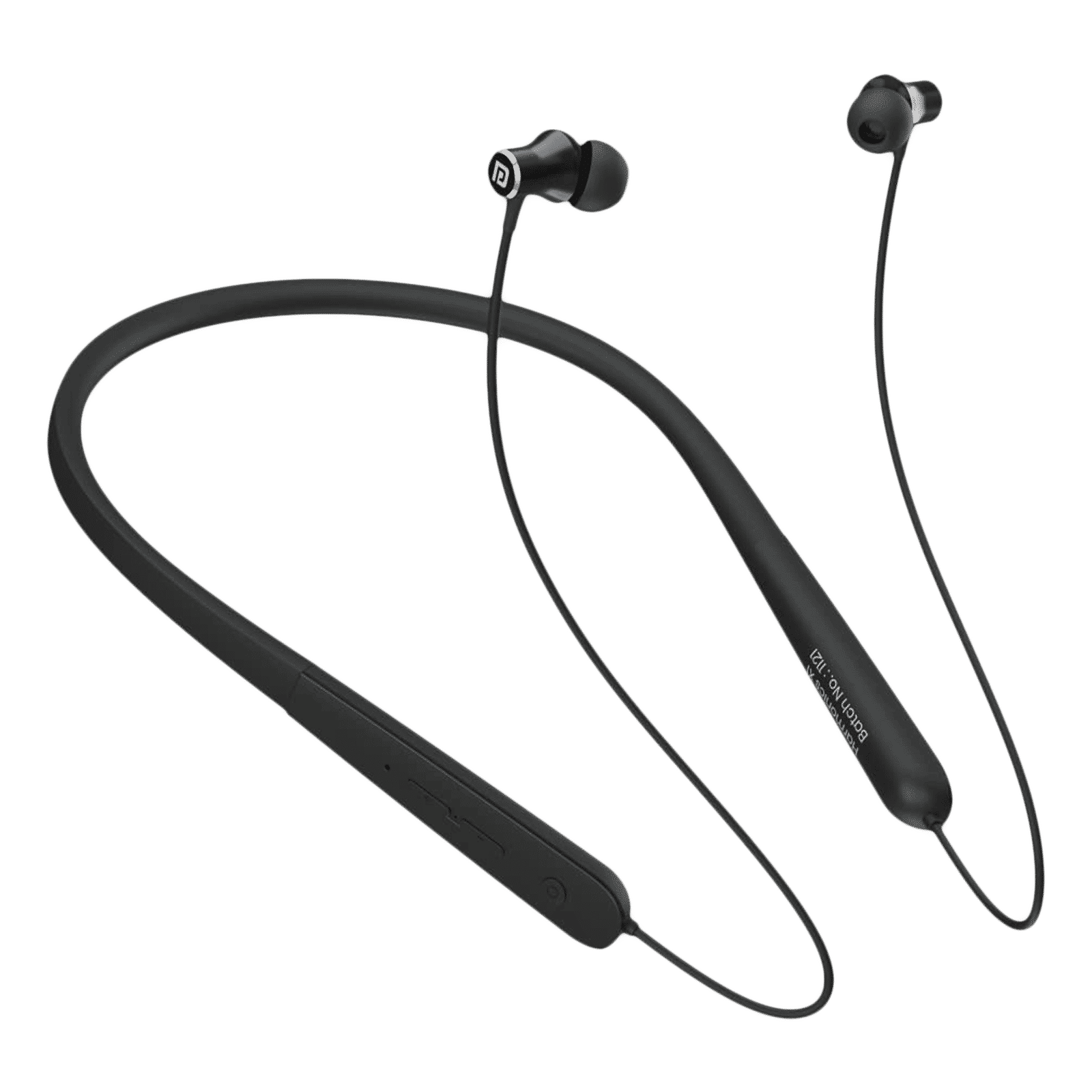 PORTRONICS Harmonics X1 POR-1515 Neckband (IPX4 Water Resistant, Upto 15 Hours Playback, Black)_1
