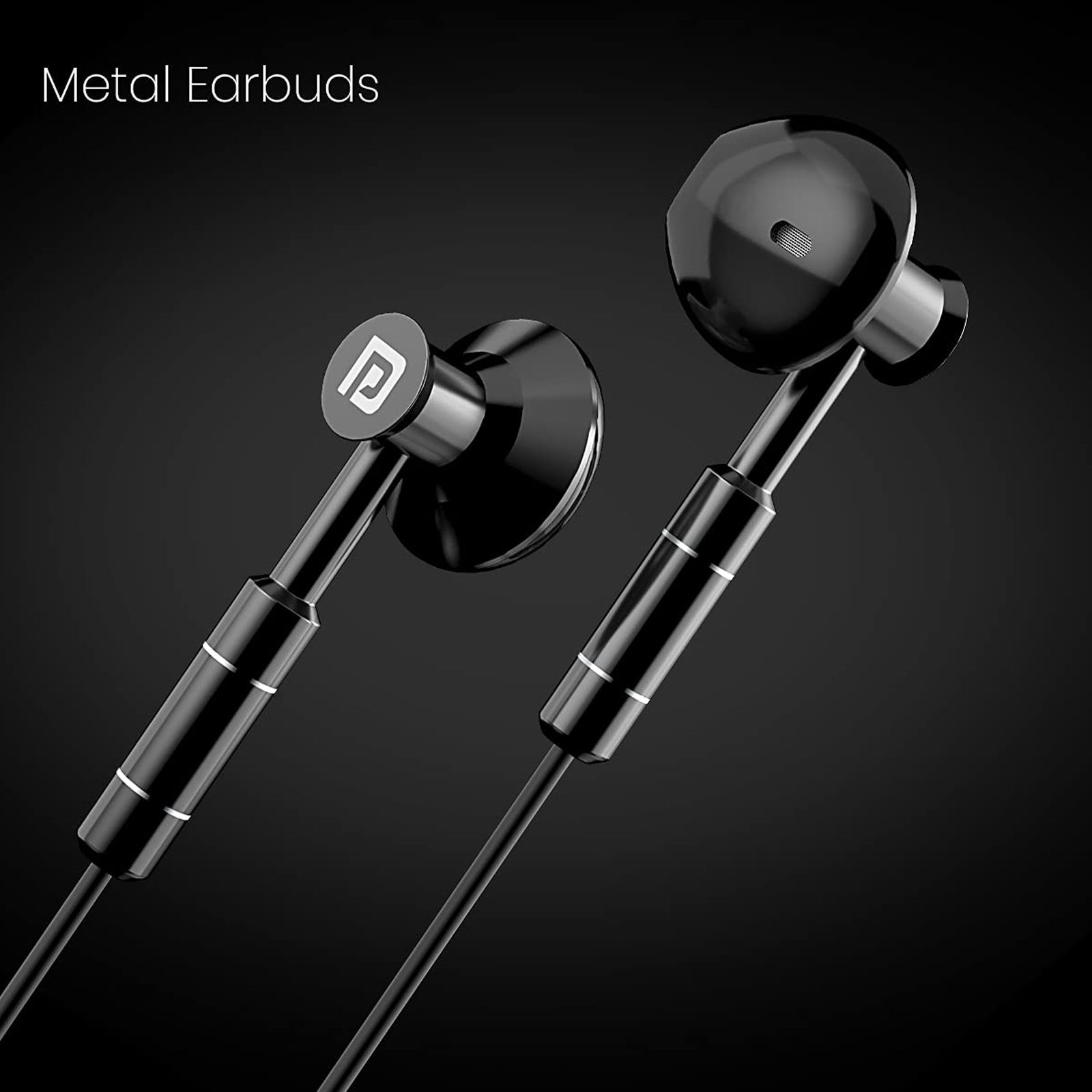 PORTRONICS Ear 1 POR-1367 Wired Earphone with Mic (In Ear, Black)_9