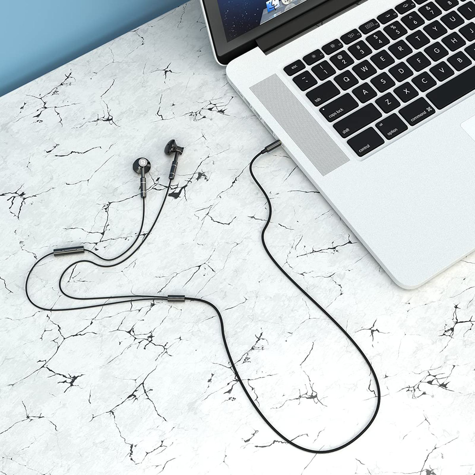 PORTRONICS Ear 1 POR-1367 Wired Earphone with Mic (In Ear, Black)_4