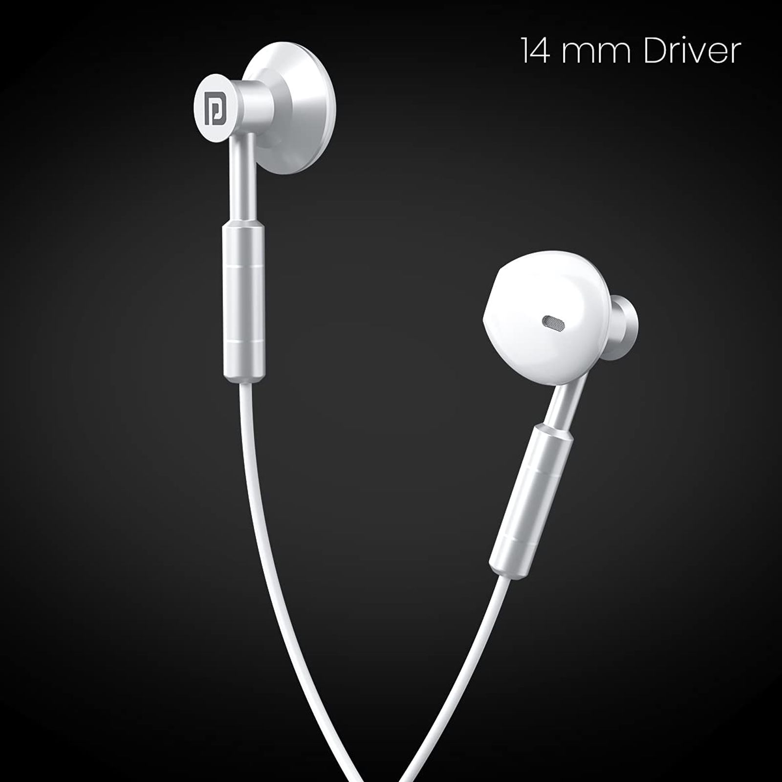 PORTRONICS Ear 1 POR-1370 Wired Earphone with Mic (In Ear, White) PORTRONICS Ear 1 POR-1370 Wired Earphone with Mic (In Ear, White)_7