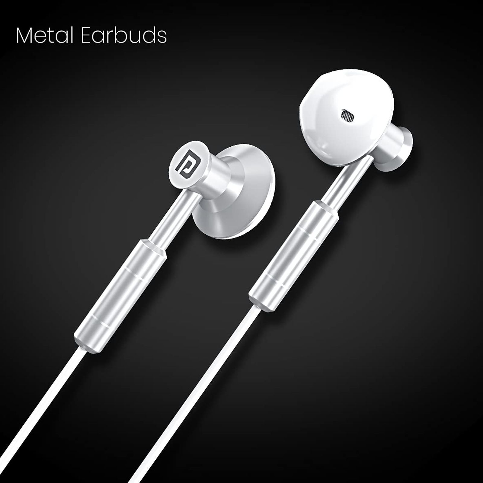 PORTRONICS Ear 1 POR-1370 Wired Earphone with Mic (In Ear, White) PORTRONICS Ear 1 POR-1370 Wired Earphone with Mic (In Ear, White)_8