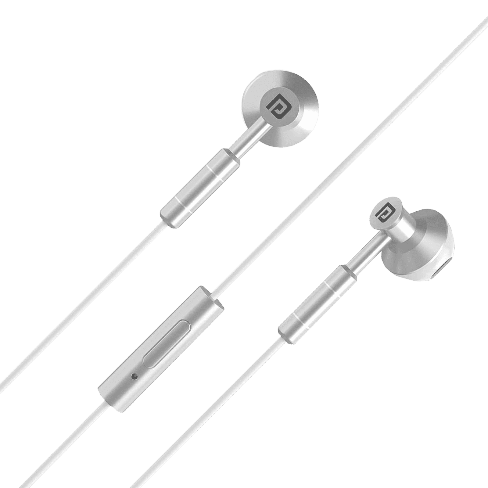 PORTRONICS Ear 1 POR-1370 Wired Earphone with Mic (In Ear, White) PORTRONICS Ear 1 POR-1370 Wired Earphone with Mic (In Ear, White)_3