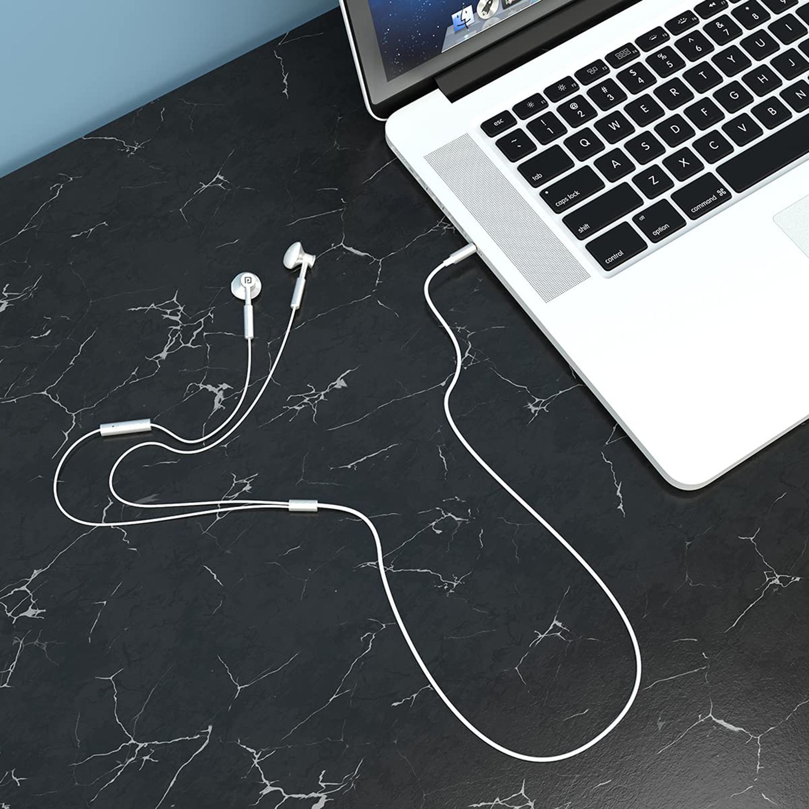 PORTRONICS Ear 1 POR-1370 Wired Earphone with Mic (In Ear, White) PORTRONICS Ear 1 POR-1370 Wired Earphone with Mic (In Ear, White)_4