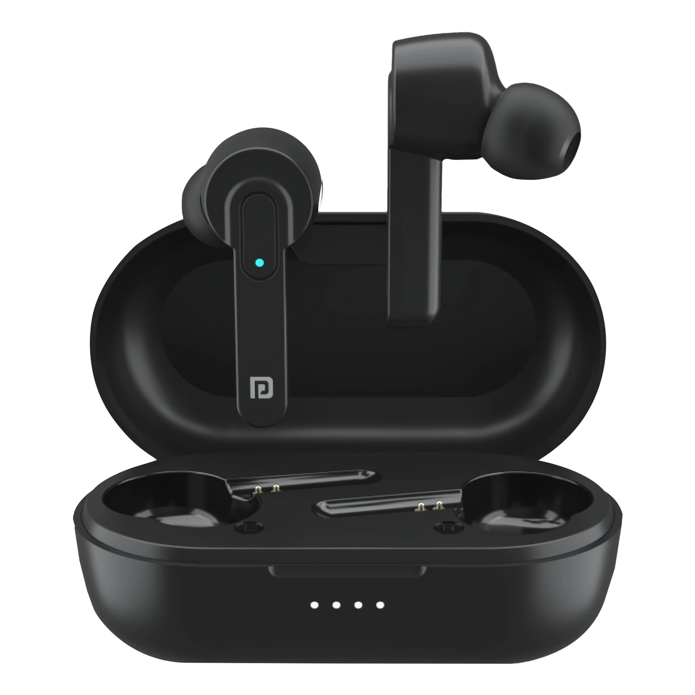 PORTRONICS Harmonics Twins 24 POR-1416 TWS Earbuds (Upto 15 Hours Playback, Black)_1