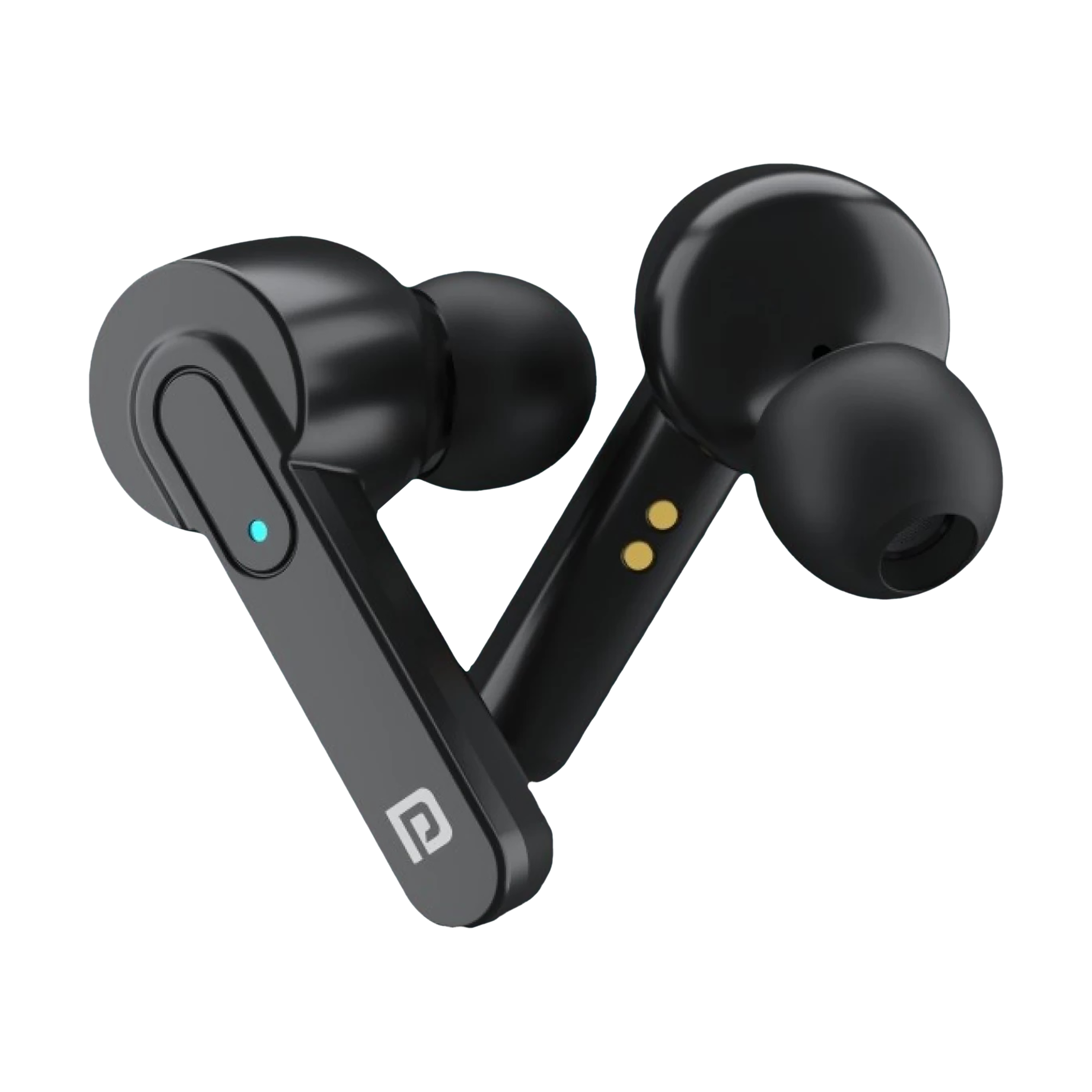 PORTRONICS Harmonics Twins 24 POR-1416 TWS Earbuds (Upto 15 Hours Playback, Black)_3