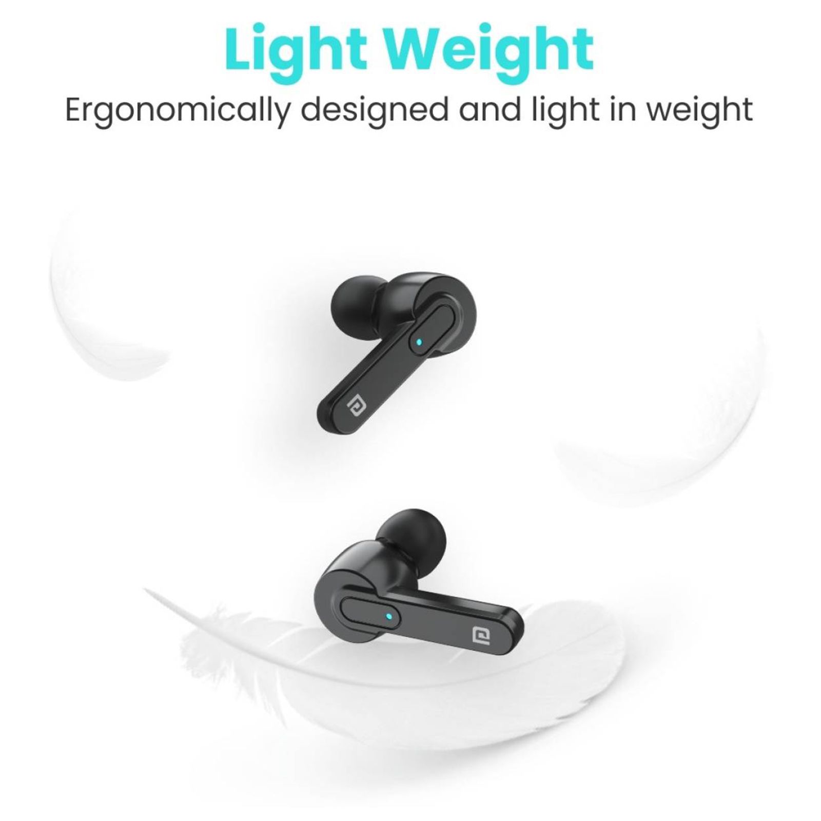 PORTRONICS Harmonics Twins 24 POR-1416 TWS Earbuds (Upto 15 Hours Playback, Black)_4