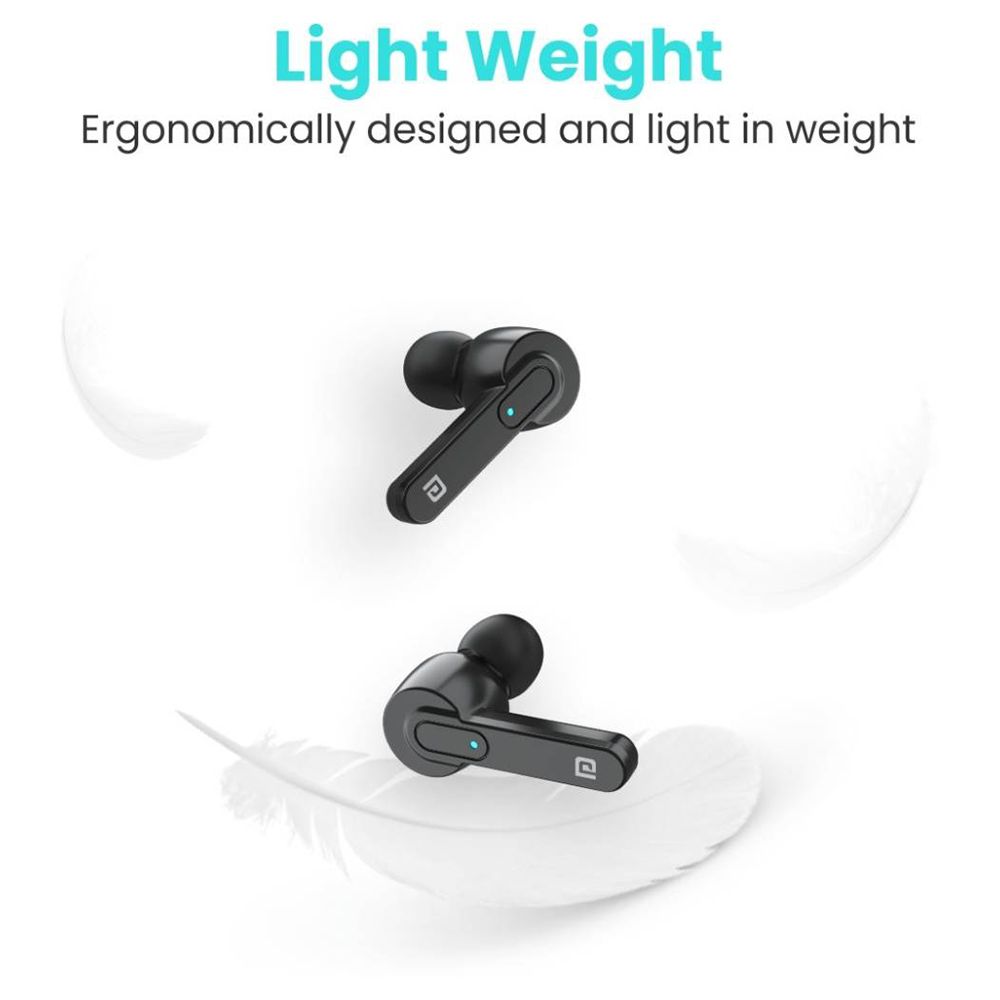 PORTRONICS Harmonics Twins 24 POR-1416 TWS Earbuds (Upto 15 Hours Playback, Black)_11