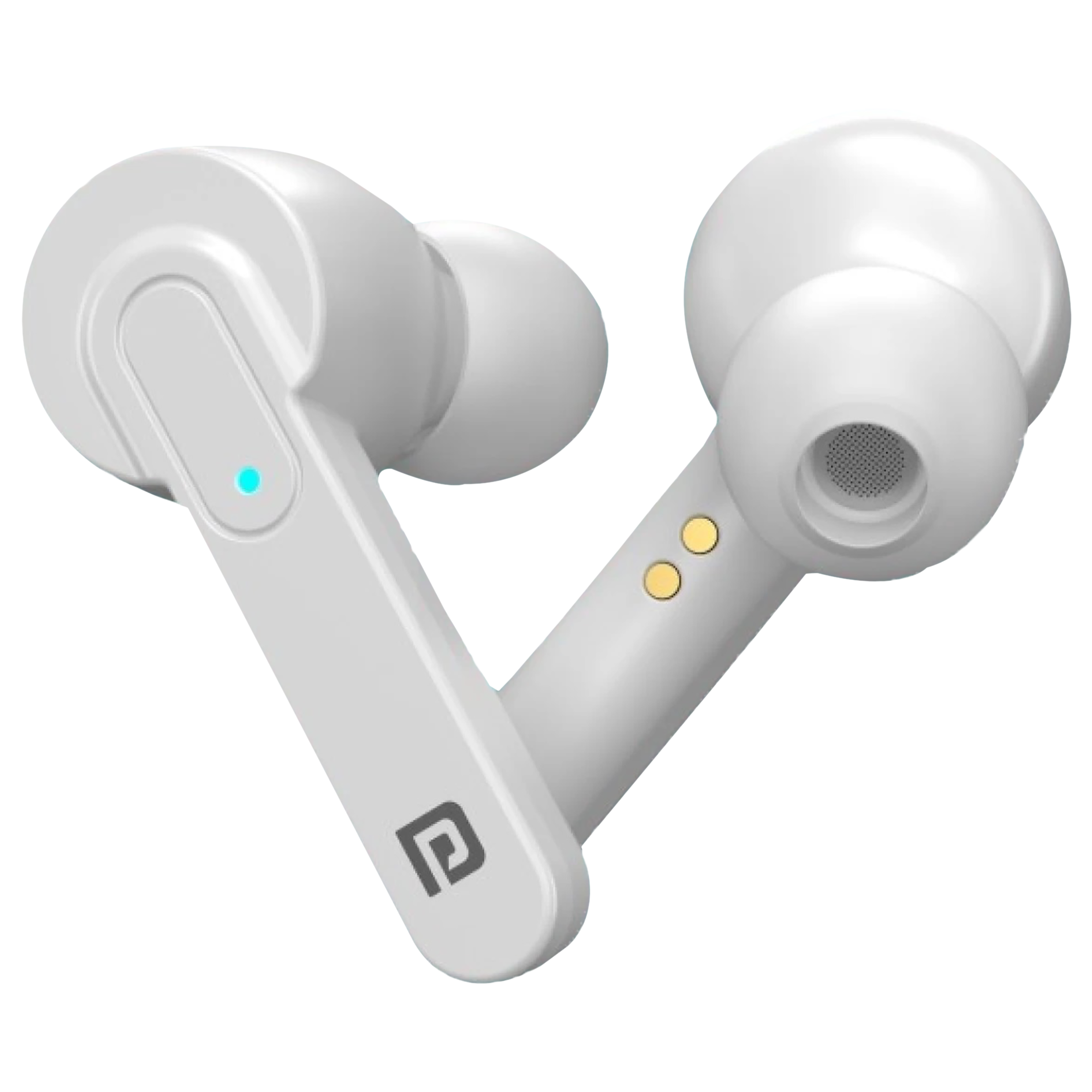 PORTRONICS Harmonics Twins 24 POR-1423 TWS Earbuds (Upto 15 Hours Playback, White)_3