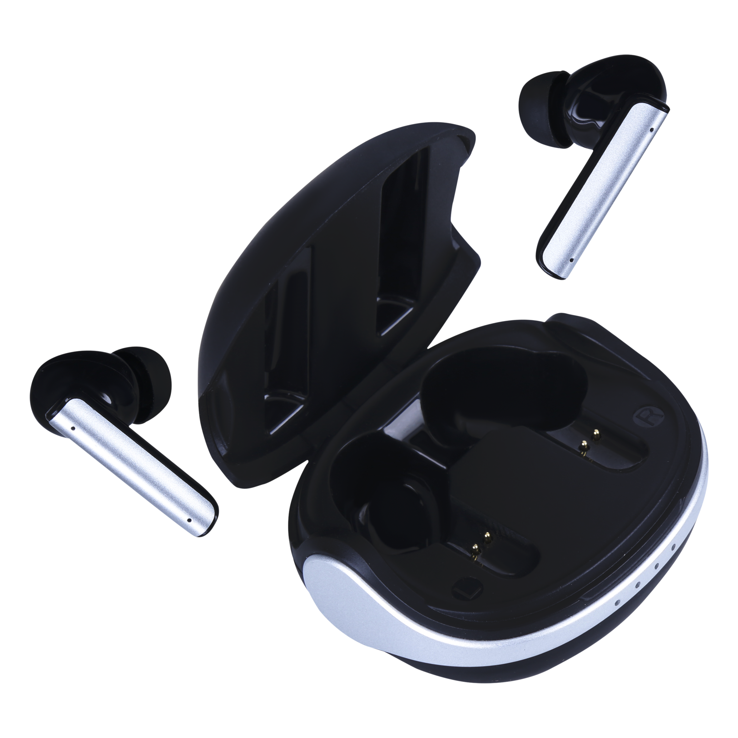 Croma TWS Earbuds with Active Noise Cancellation (IPX5 Water Resistant, Fast Charging Support, Black and Grey) Croma TWS Earbuds with Active Noise Cancellation (IPX5 Water Resistant, Fast Charging Support, Black and Grey)_9