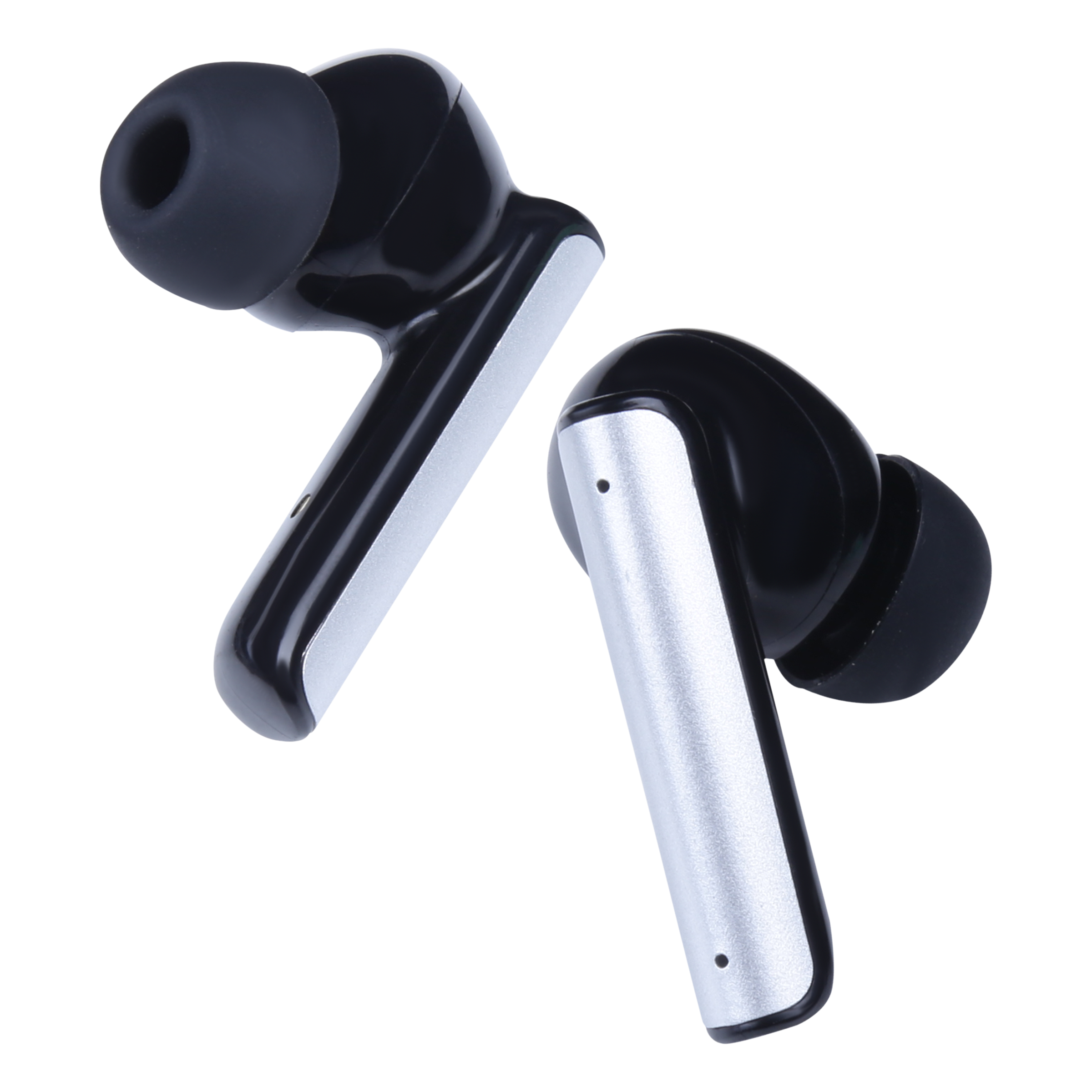 Croma TWS Earbuds with Active Noise Cancellation (IPX5 Water Resistant, Fast Charging Support, Black and Grey) Croma TWS Earbuds with Active Noise Cancellation (IPX5 Water Resistant, Fast Charging Support, Black and Grey)_3