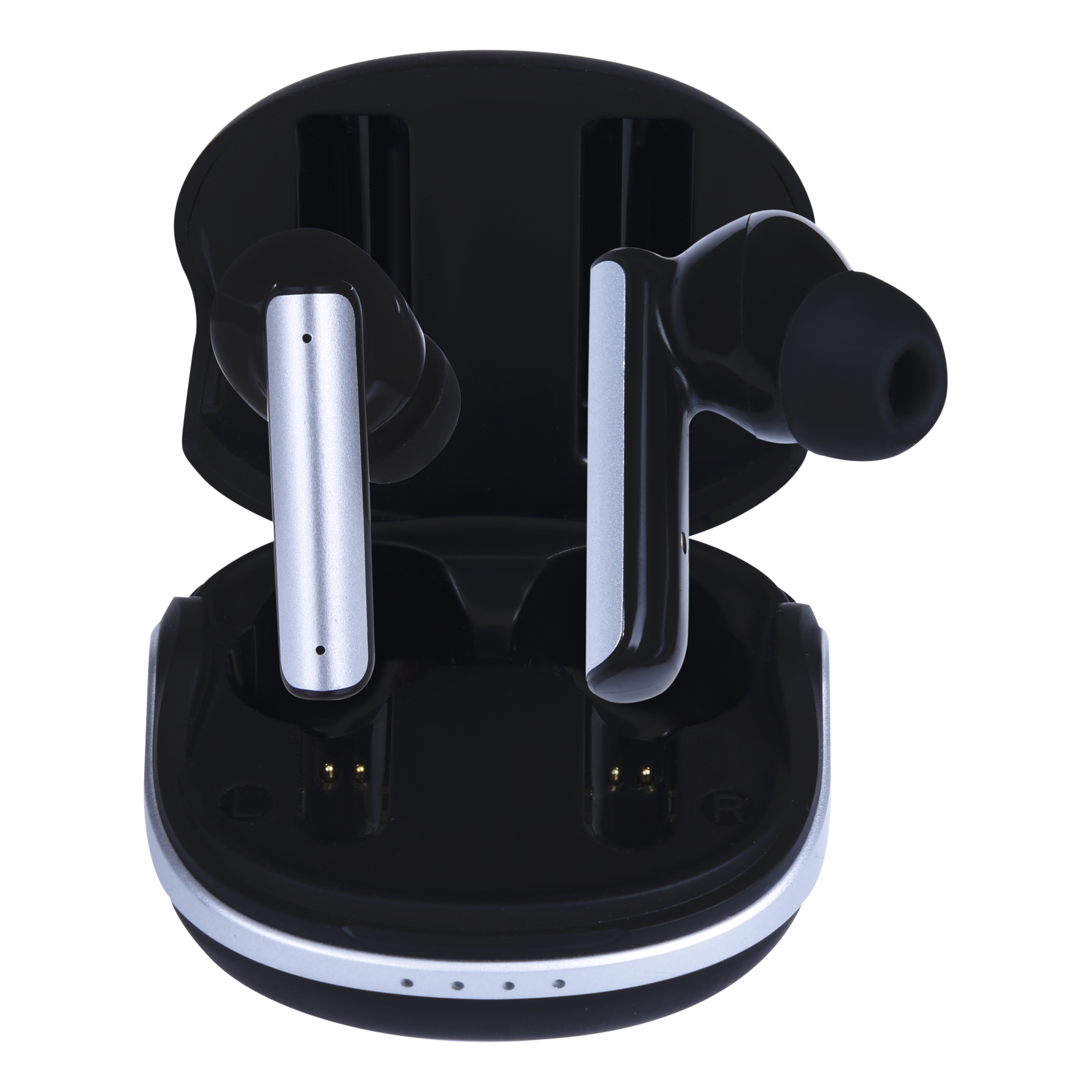 Croma TWS Earbuds with Active Noise Cancellation (IPX5 Water Resistant, Fast Charging Support, Black and Grey) Croma TWS Earbuds with Active Noise Cancellation (IPX5 Water Resistant, Fast Charging Support, Black and Grey)_5