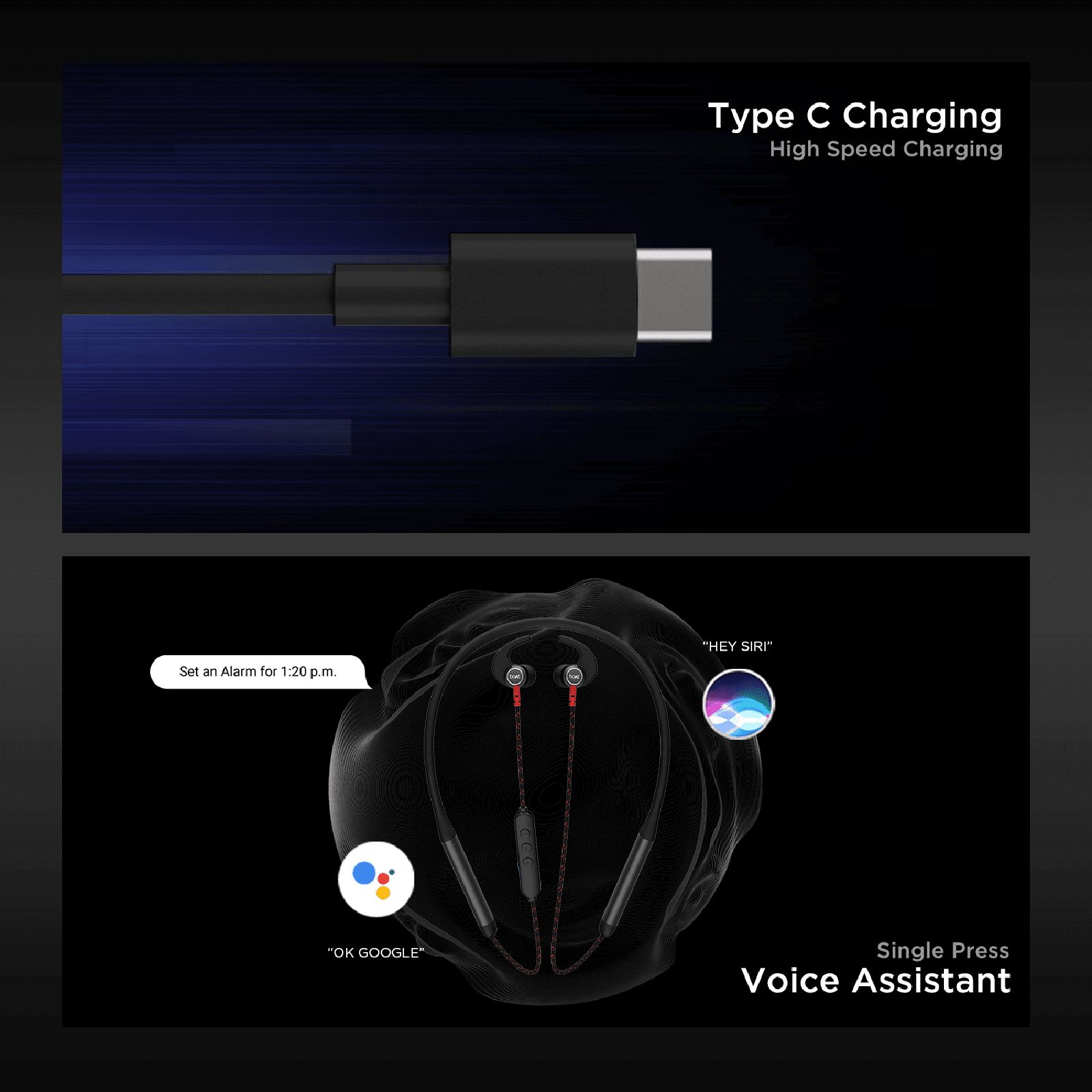 boAt Rockerz 333 Pro Neckband with Environmental Noise Cancellation Technology (IPX5 Water Resistant, ASAP Charge, Cherry Black) boAt Rockerz 333 Pro Neckband with Environmental Noise Cancellation Technology (IPX5 Water Resistant, ASAP Charge, Cherry Black)_6