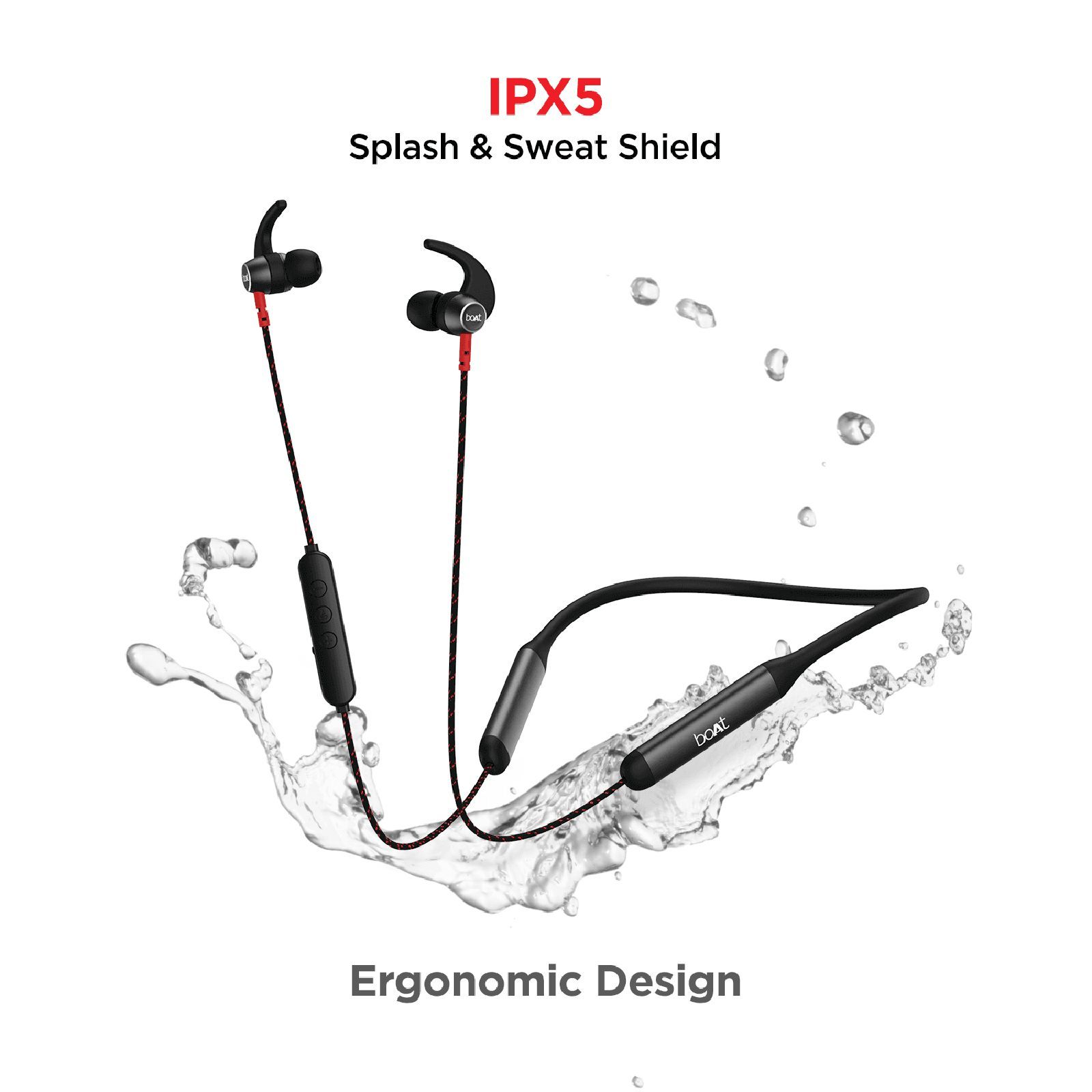 boAt Rockerz 333 Pro Neckband with Environmental Noise Cancellation Technology (IPX5 Water Resistant, ASAP Charge, Cherry Black) boAt Rockerz 333 Pro Neckband with Environmental Noise Cancellation Technology (IPX5 Water Resistant, ASAP Charge, Cherry Black)_7