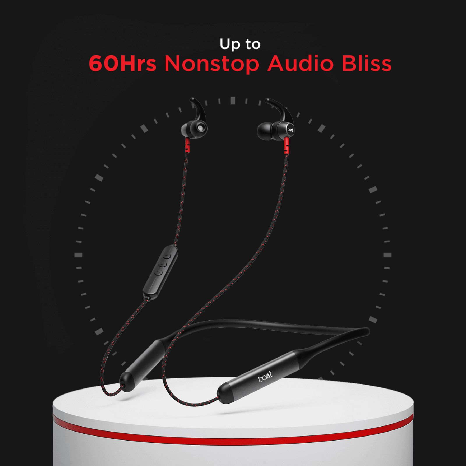 boAt Rockerz 333 Pro Neckband with Environmental Noise Cancellation Technology (IPX5 Water Resistant, ASAP Charge, Cherry Black) boAt Rockerz 333 Pro Neckband with Environmental Noise Cancellation Technology (IPX5 Water Resistant, ASAP Charge, Cherry Black)_8