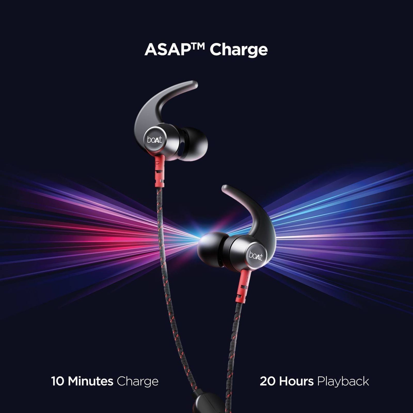 boAt Rockerz 333 Pro Neckband with Environmental Noise Cancellation Technology (IPX5 Water Resistant, ASAP Charge, Cherry Black) boAt Rockerz 333 Pro Neckband with Environmental Noise Cancellation Technology (IPX5 Water Resistant, ASAP Charge, Cherry Black)_5