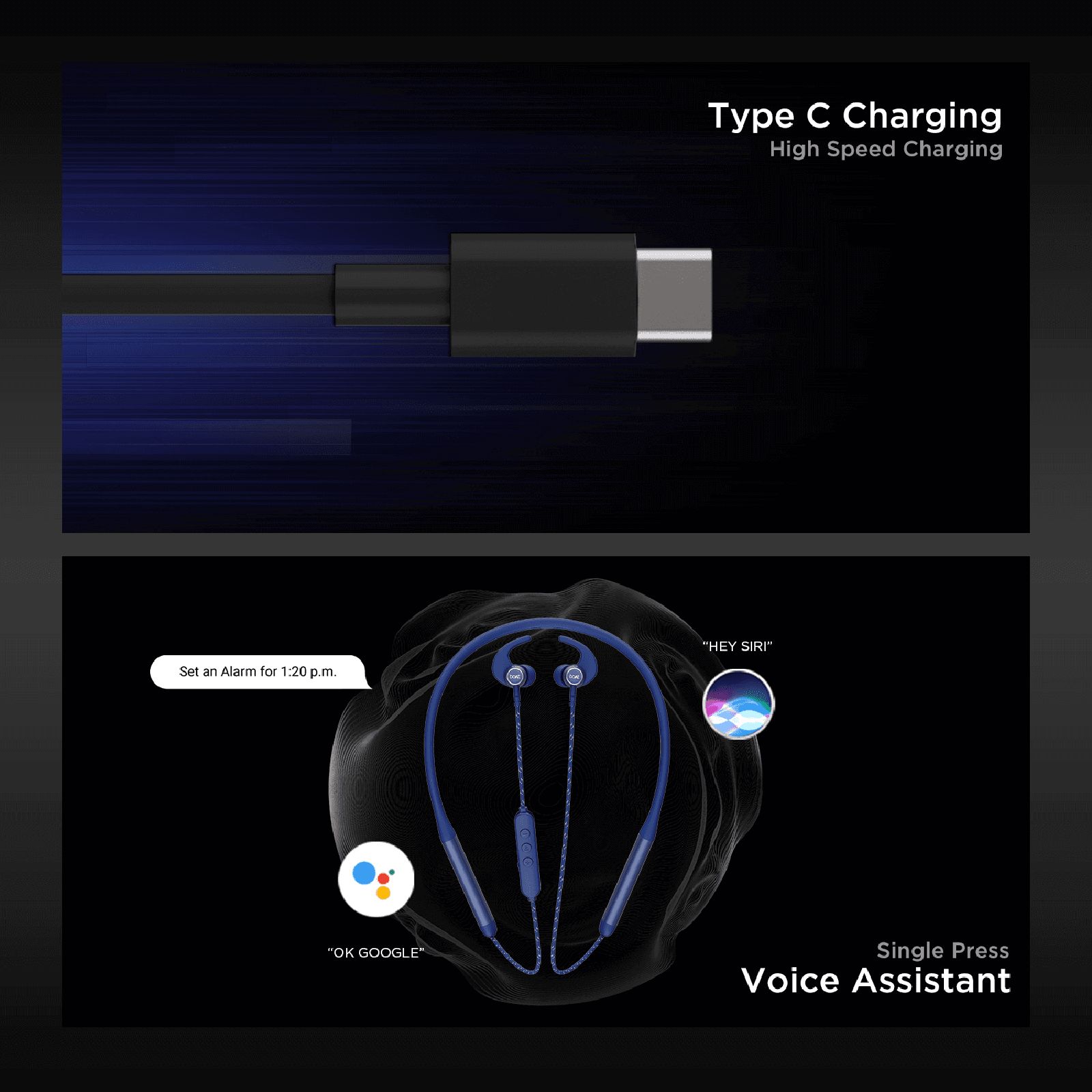 boAt Rockerz 333 Pro Neckband with Environmental Noise Cancellation Technology (IPX5 Water Resistant, ASAP Charge, Navy Blue)_7