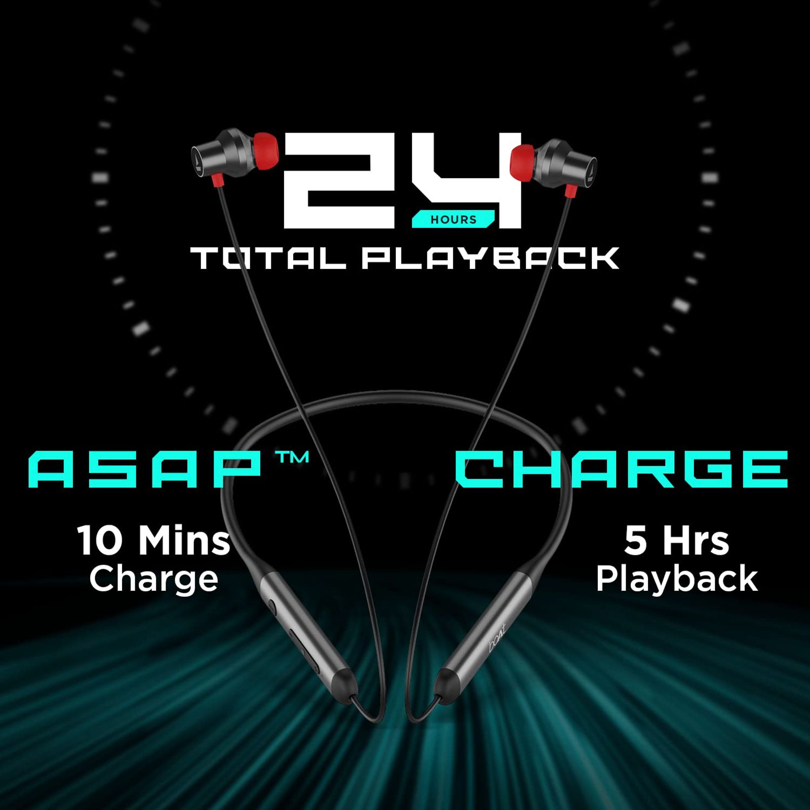 boAt Rockerz 330 Neckband with Active Noise Cancellation (IPX4 Water Resistant, Powerful Playback, Gunmetal Black)_6