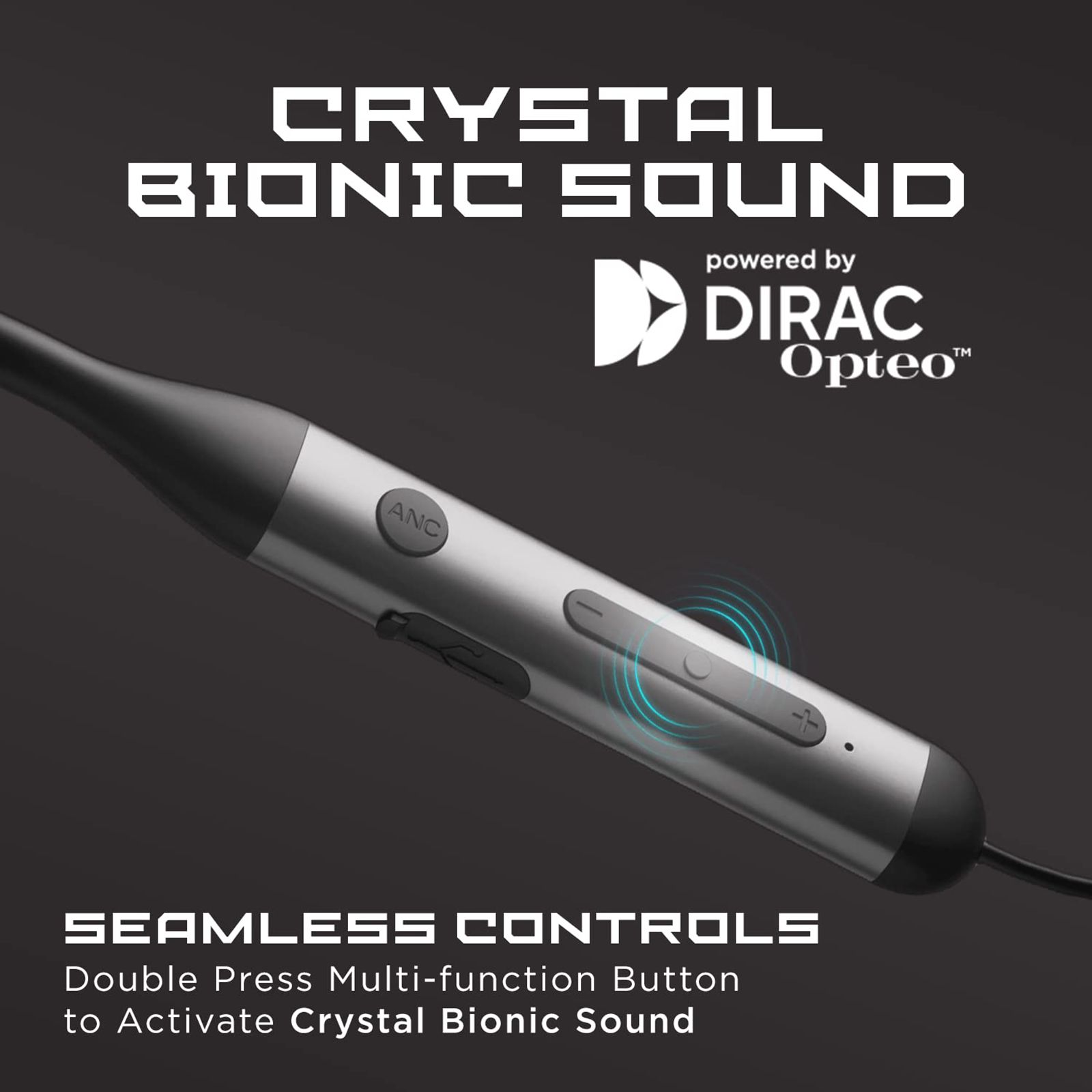 boAt Rockerz 330 Neckband with Active Noise Cancellation (IPX4 Water Resistant, Powerful Playback, Gunmetal Black)_4