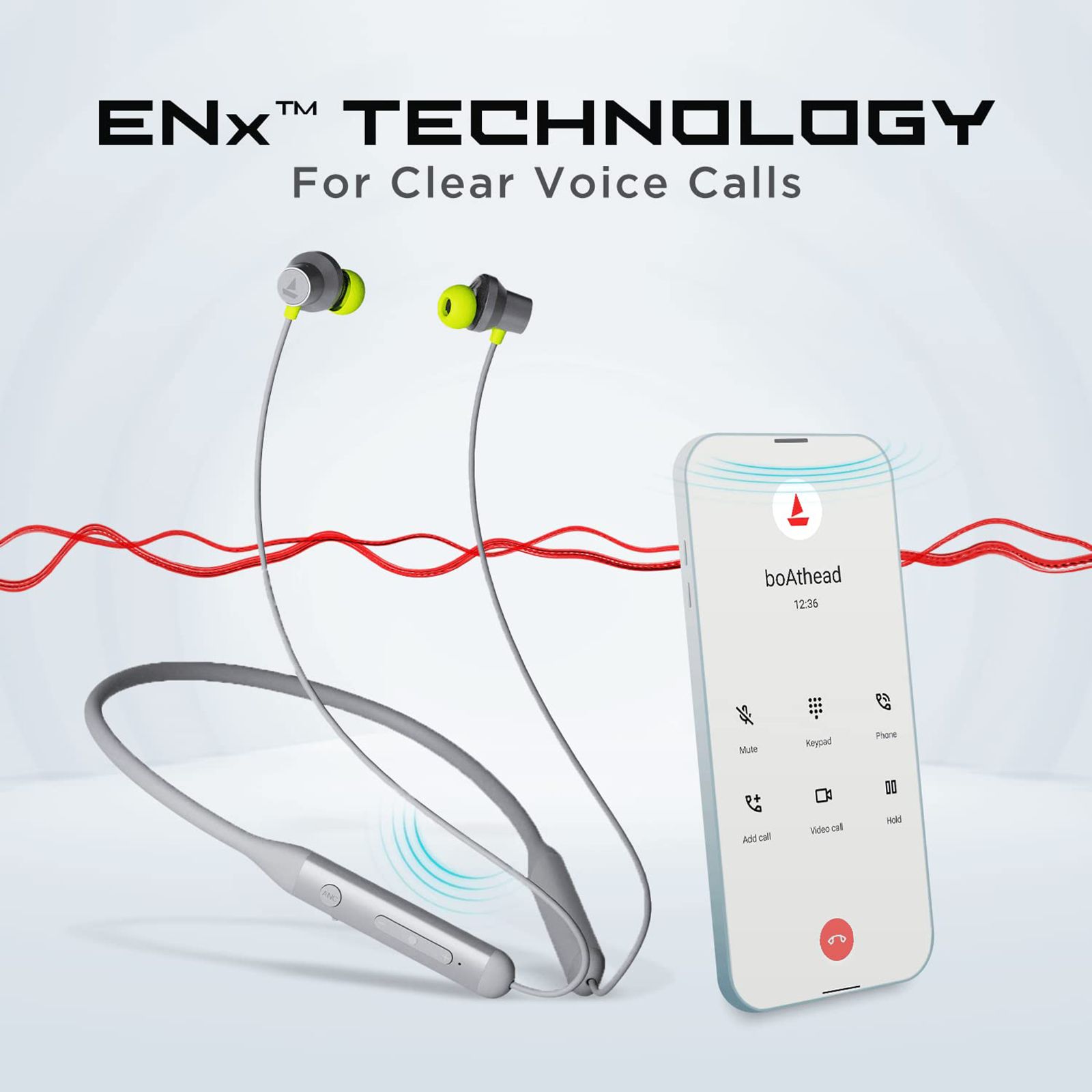 boAt Rockerz 330 Neckband with Active Noise Cancellation (IPX4 Water Resistant, Powerful Playback, Funky Grey)_5