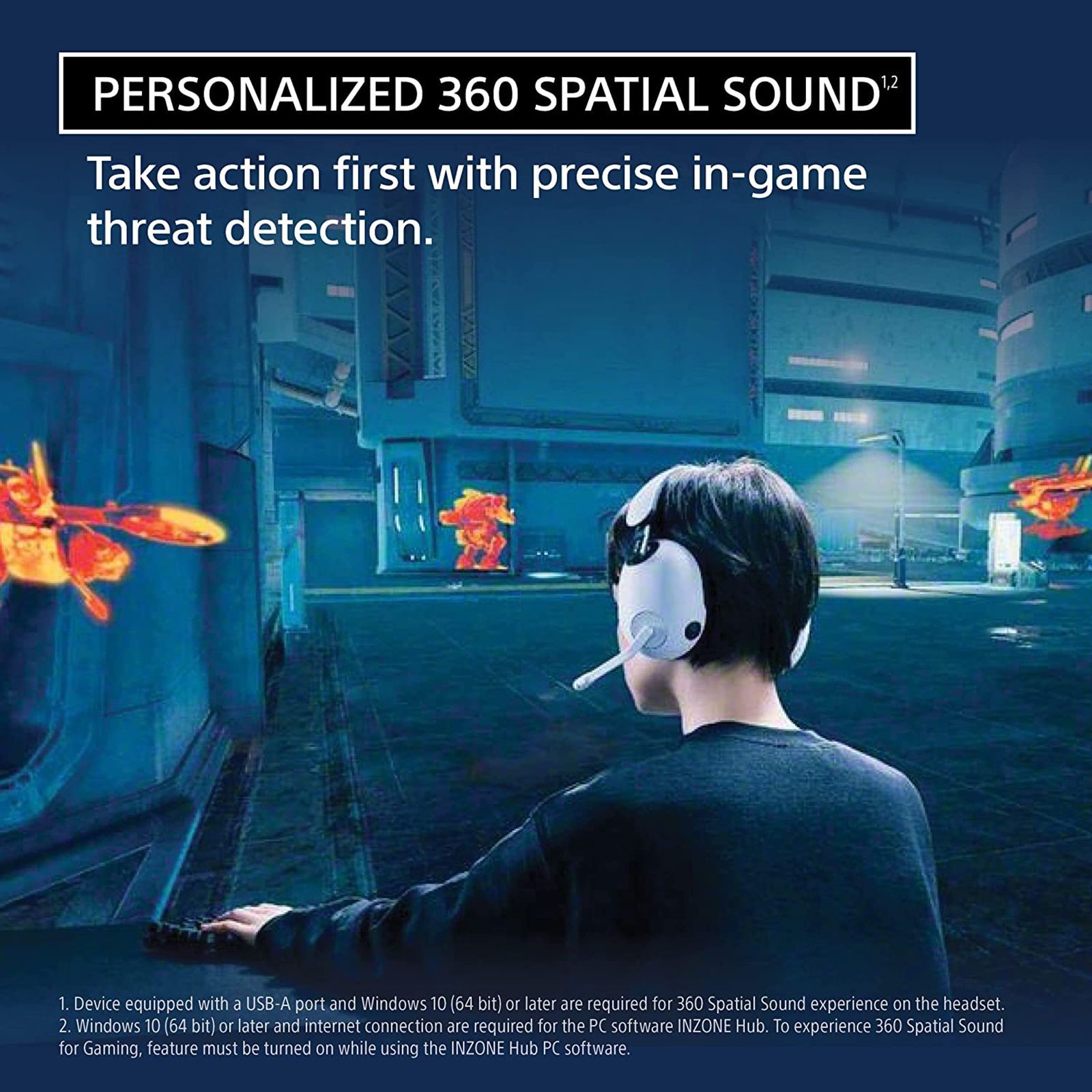 SONY INZONE H7 WH-G700 Bluetooth Gaming Headphone (360 Spatial Sound, Over Ear, White) SONY INZONE H7 WH-G700 Bluetooth Gaming Headphone (360 Spatial Sound, Over Ear, White)_7