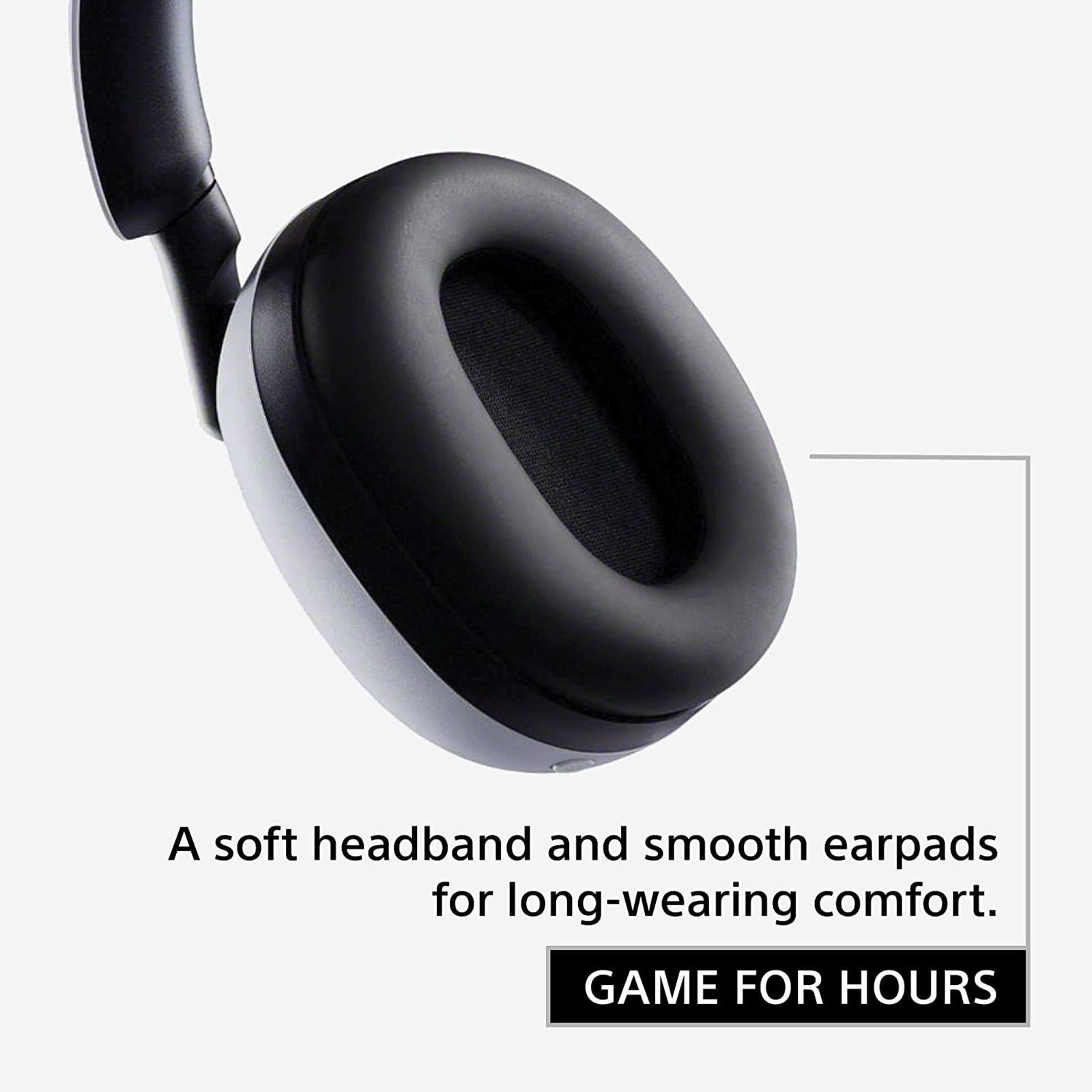 SONY INZONE H9 WH-G900 Bluetooth Gaming Headphone with Active Noise Cancellation (360 Spatial Sound, Over Ear, White)_9