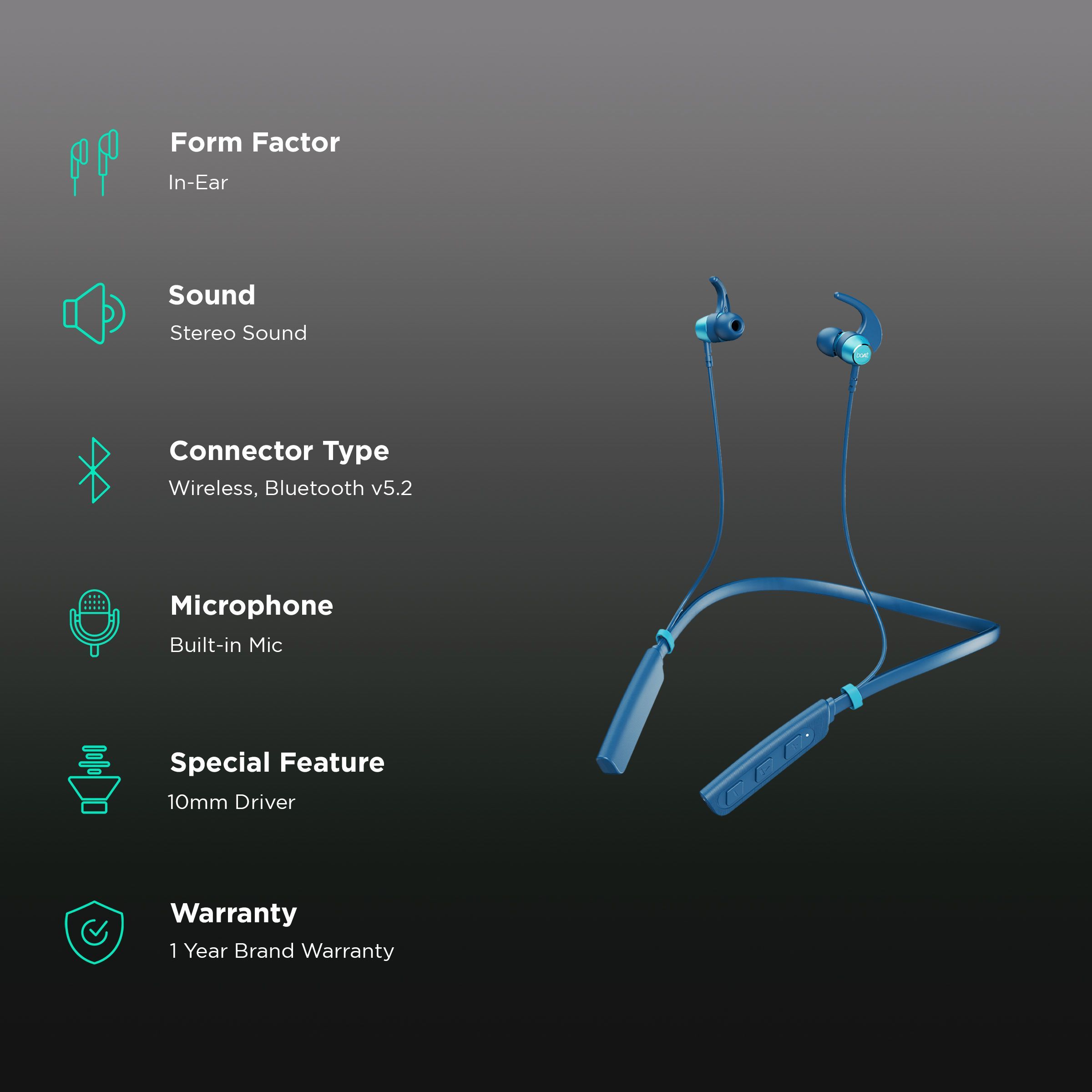 boAt Rockerz 238 Pro Neckband (IPX5 Water Resistant, Fast Charging, Furious Blue)_2