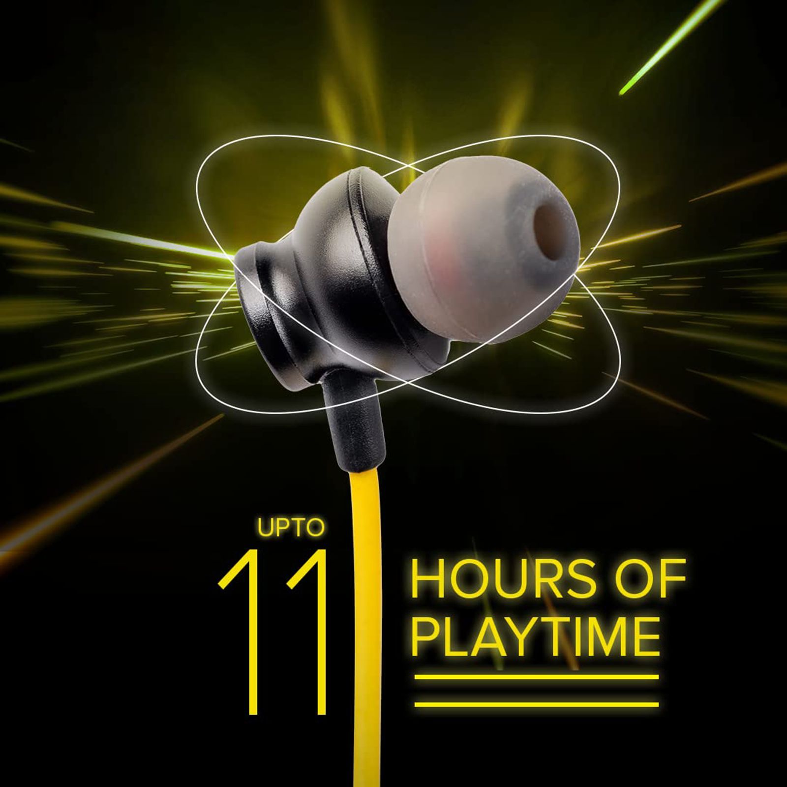 Hungama HiLife Jump 201 Neckband with Noise Isolation (IPX5 Water Resistant, Upto 11 Hours Playback, Black)_3