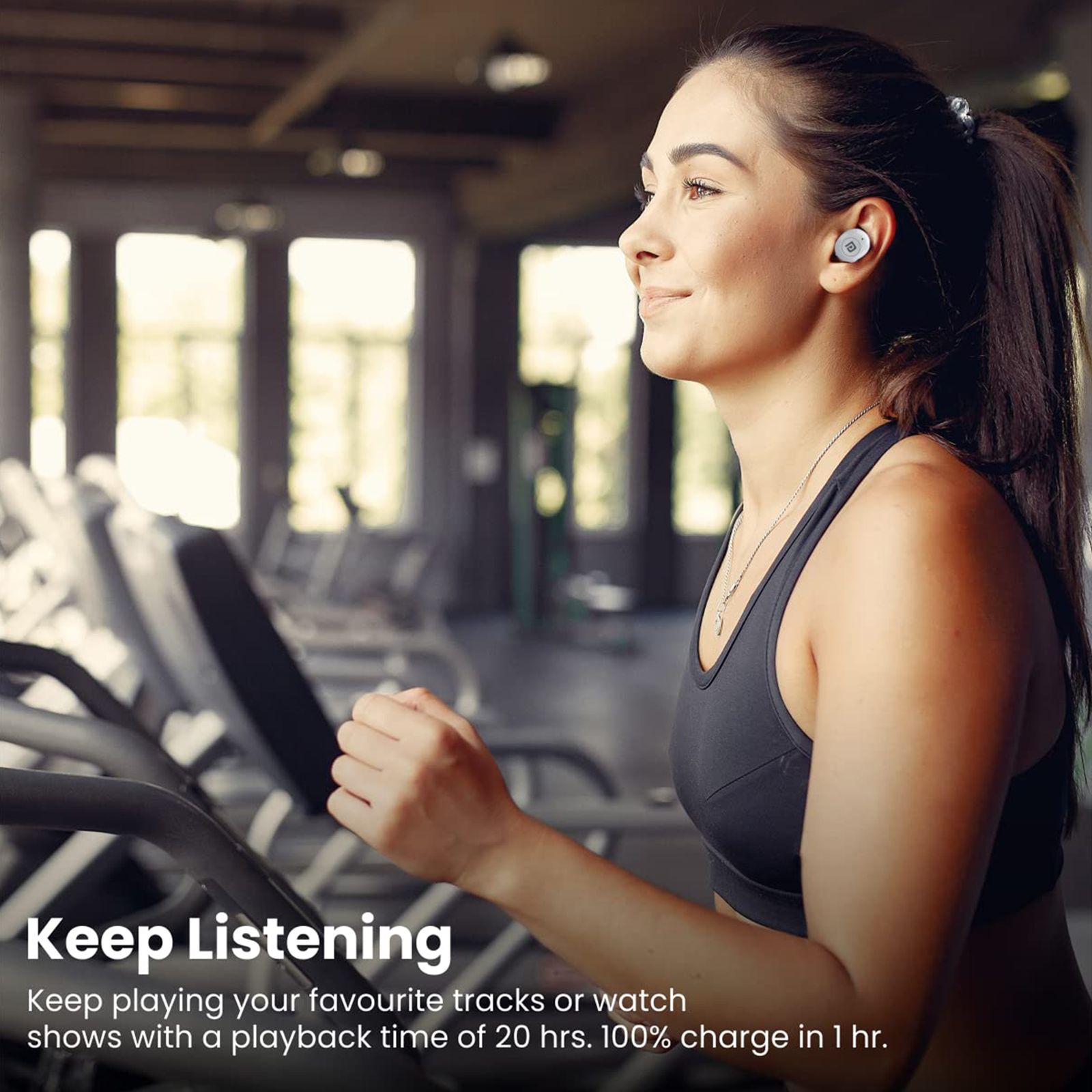 PORTRONICS Harmonics Twins S3 POR 1651 TWS Earbuds (IPX4 Water Resistant, Up to 20 Hours Playtime, White) PORTRONICS Harmonics Twins S3 POR 1651 TWS Earbuds (IPX4 Water Resistant, Up to 20 Hours Playtime, White)_6