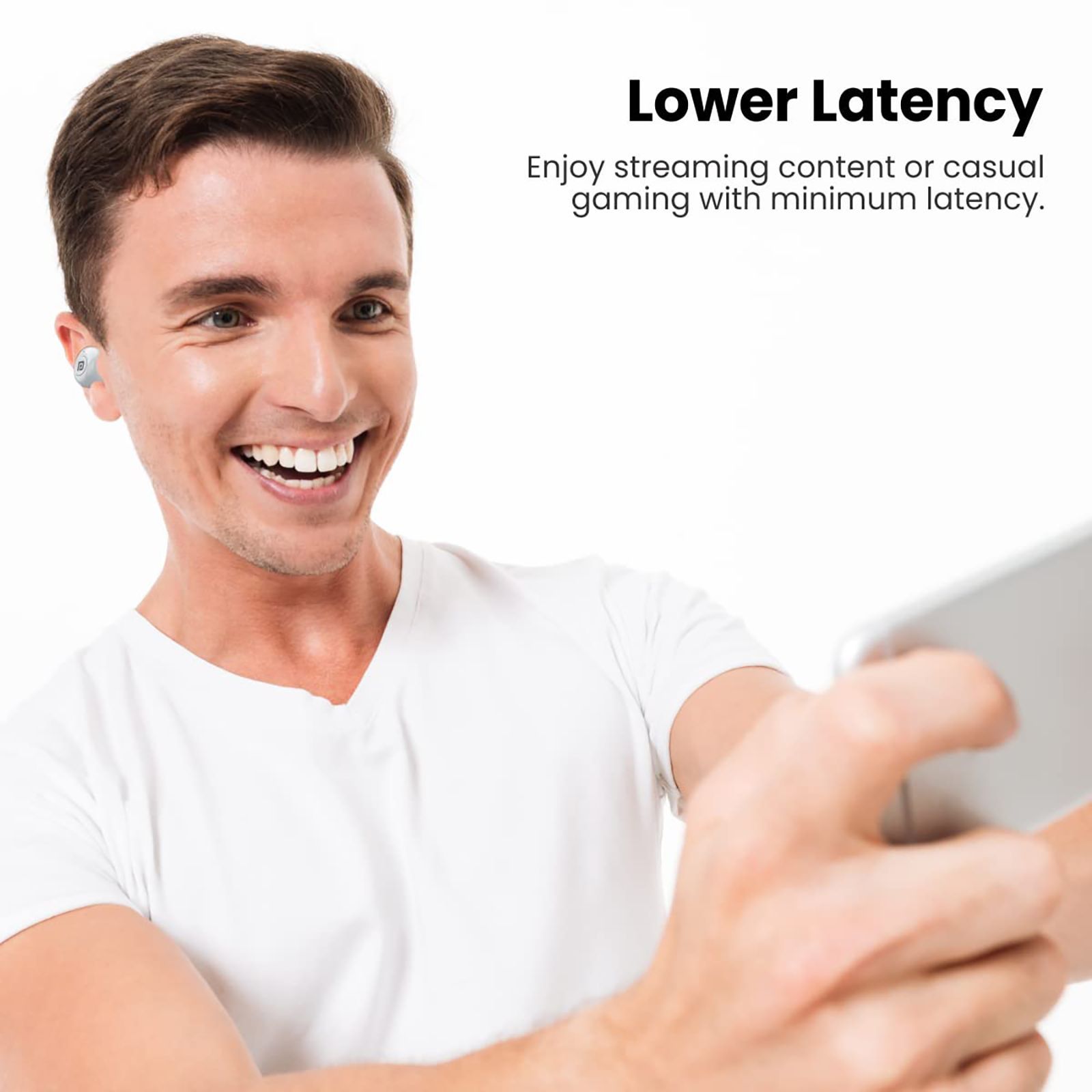 PORTRONICS Harmonics Twins S3 POR 1651 TWS Earbuds (IPX4 Water Resistant, Up to 20 Hours Playtime, White) PORTRONICS Harmonics Twins S3 POR 1651 TWS Earbuds (IPX4 Water Resistant, Up to 20 Hours Playtime, White)_12