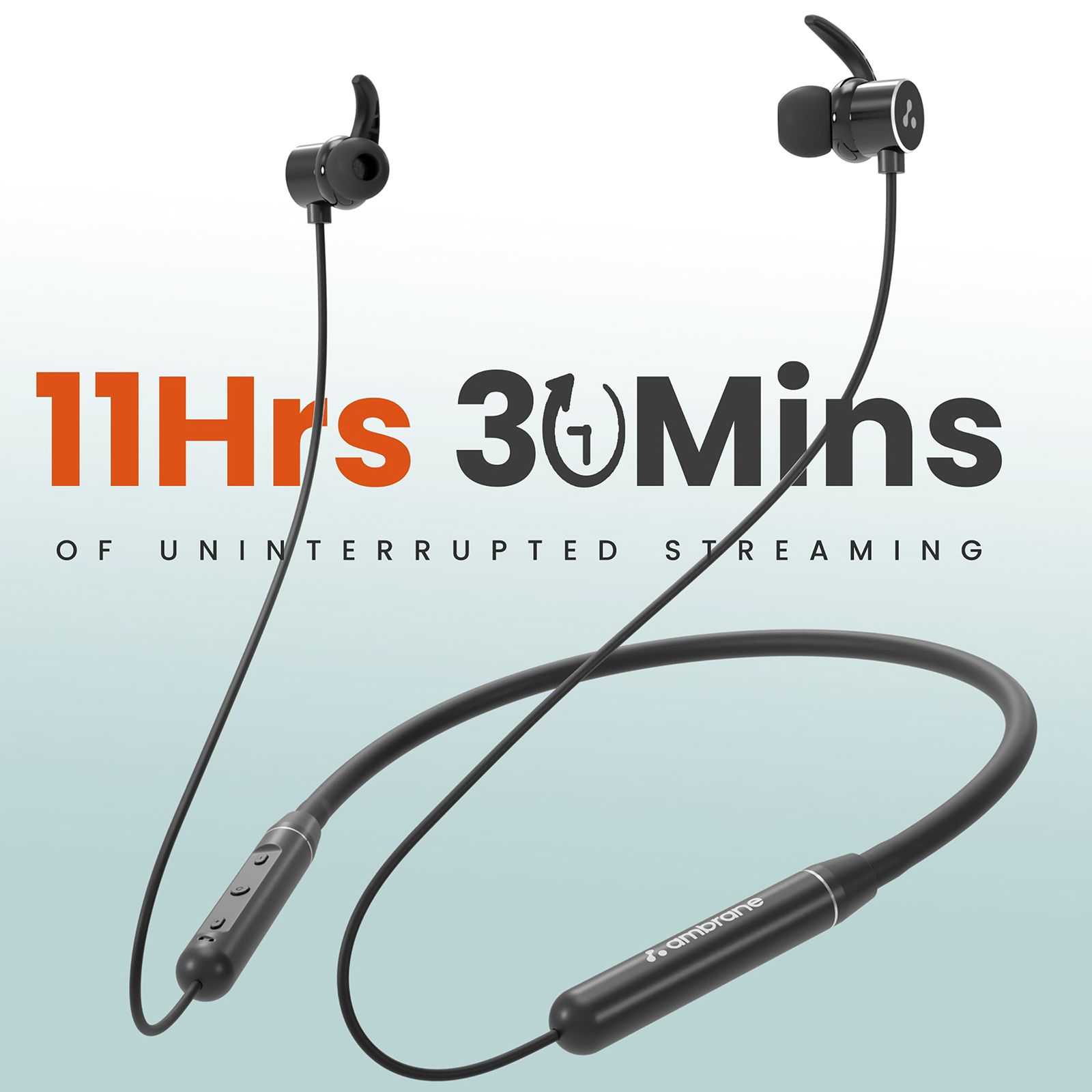 ambrane Melody Twist FGEP000039 Neckband (IPX4 Water Resistant, Upto 8 Hours Playback, Black) ambrane Melody Twist FGEP000039 Neckband (IPX4 Water Resistant, Upto 8 Hours Playback, Black)_6