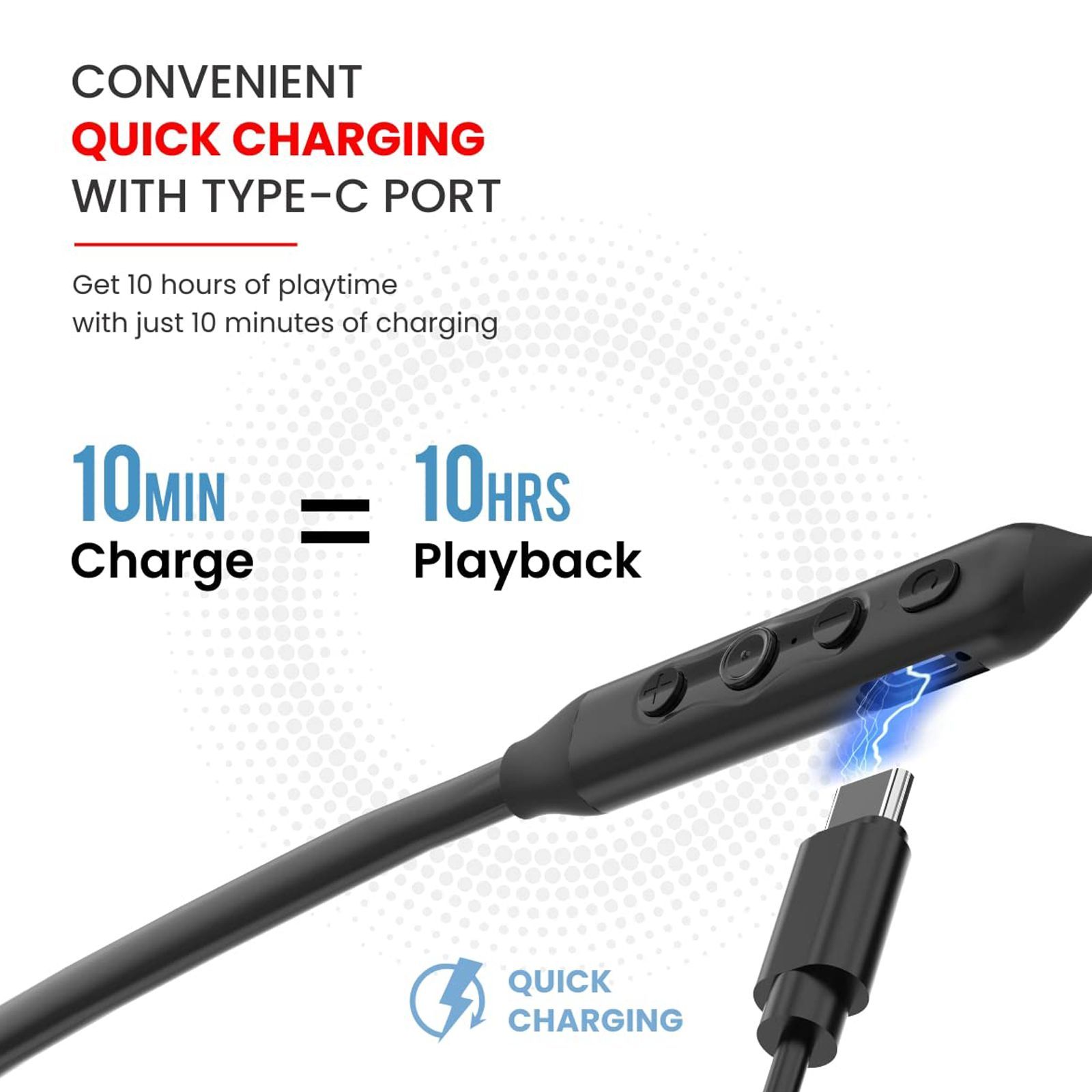 PORTRONICS Harmonics Z5 POR 1774 Neckband (Up to 33 Hours Playback, Black)_7