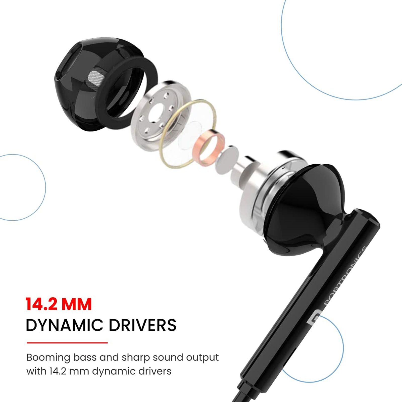 PORTRONICS Harmonics Z5 POR 1774 Neckband (Up to 33 Hours Playback, Black)_8