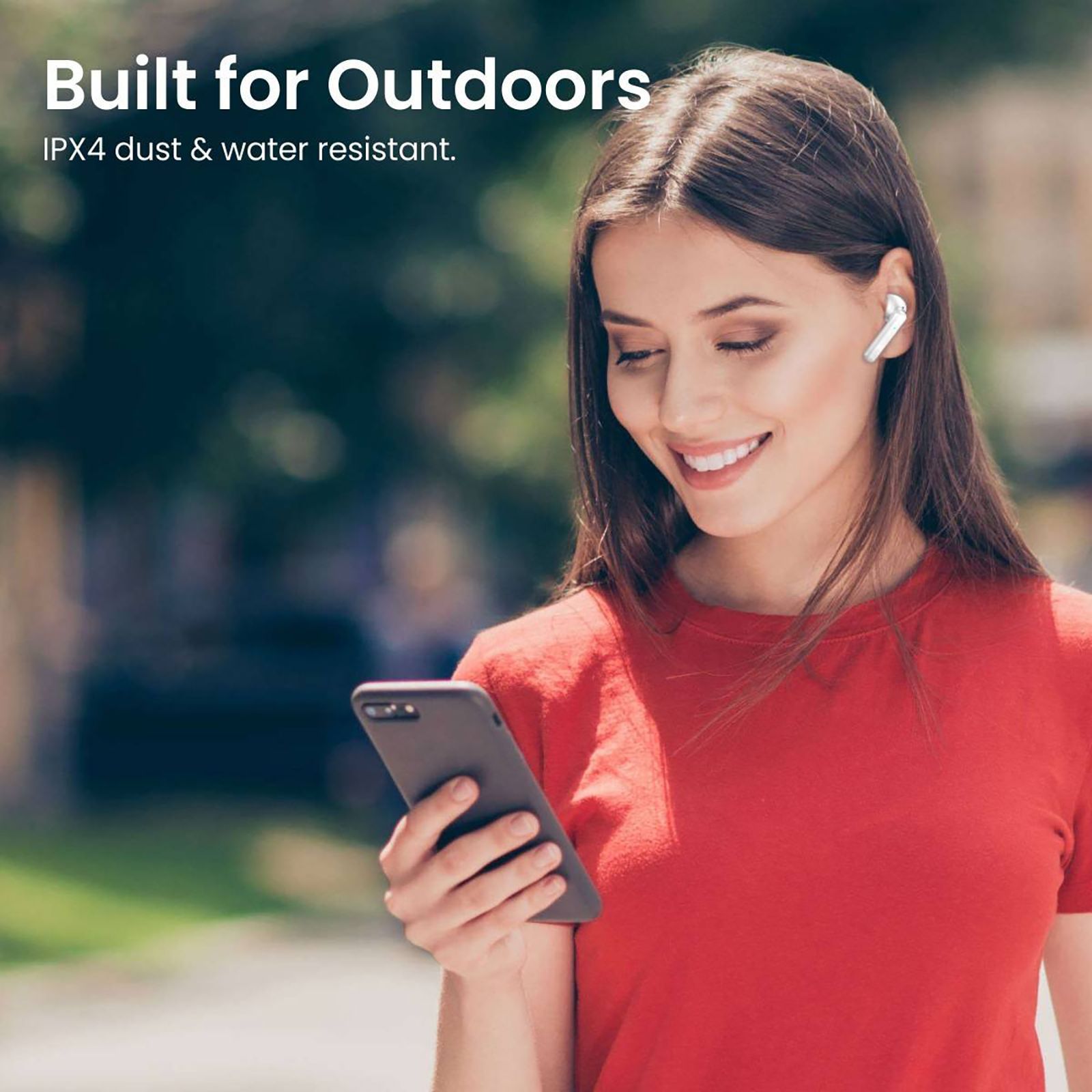 PORTRONICS Harmonics Twins 25 POR 1700 TWS Earbuds with Environmental Noise Cancellation (IP54 Water Resistant, Fast Charging, White)_7