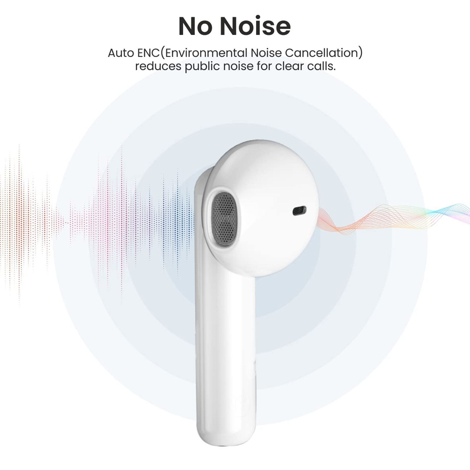 PORTRONICS Harmonics Twins 25 POR 1700 TWS Earbuds with Environmental Noise Cancellation (IP54 Water Resistant, Fast Charging, White)_9