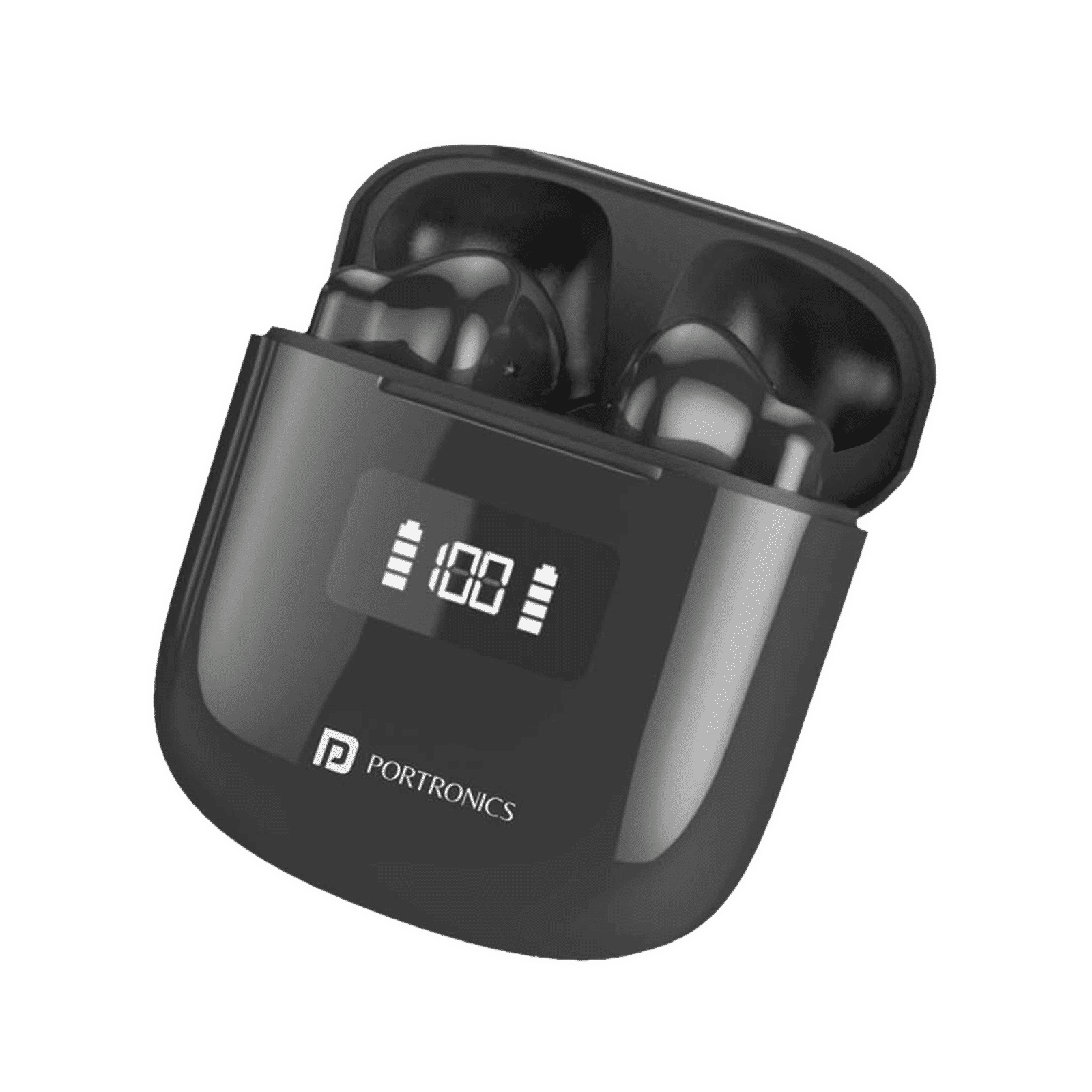 PORTRONICS Harmonics Twins 26 POR 1701 TWS Earbuds with Environmental Noise Cancellation (IP54 Water Resistant, 13mm Driver, Black)_3