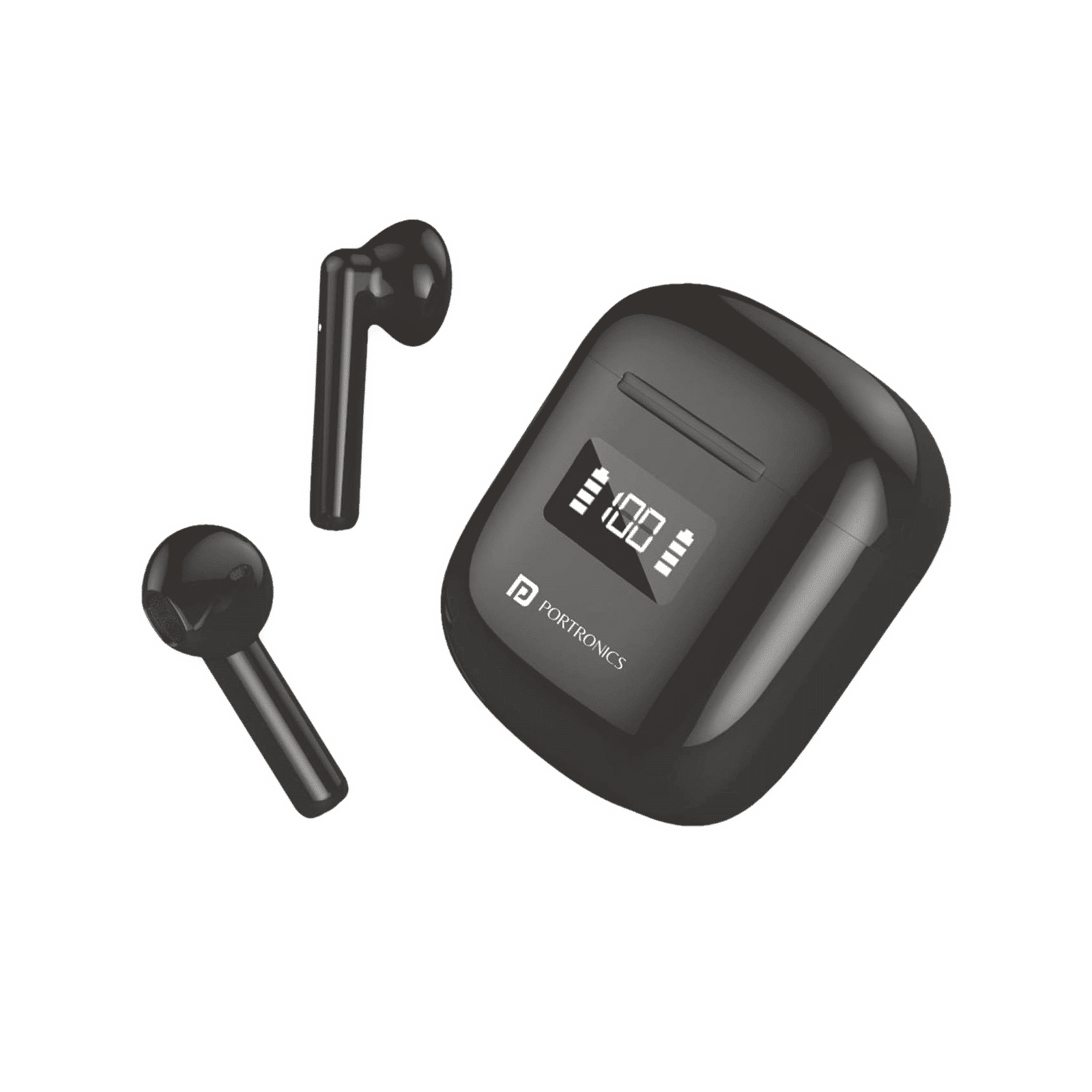 PORTRONICS Harmonics Twins 26 POR 1701 TWS Earbuds with Environmental Noise Cancellation (IP54 Water Resistant, 13mm Driver, Black)_4