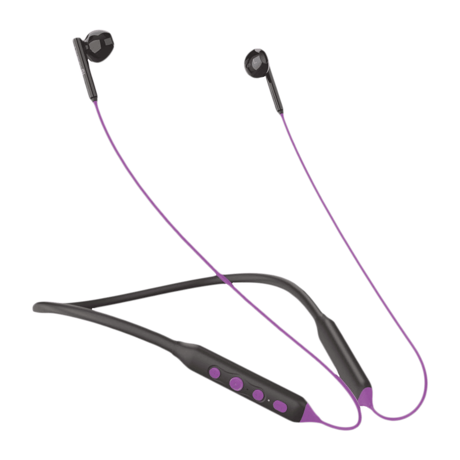 PORTRONICS Harmonics Z5 POR 1777 Neckband (Up to 33 Hours Playback, Purple)_1