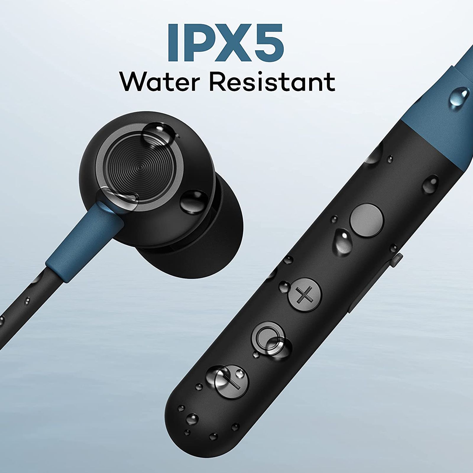 GOBOULT ProBass YCharge Neckband (IPX5 Water Resistant, Upto 12 Hours Playback, Blue)_7