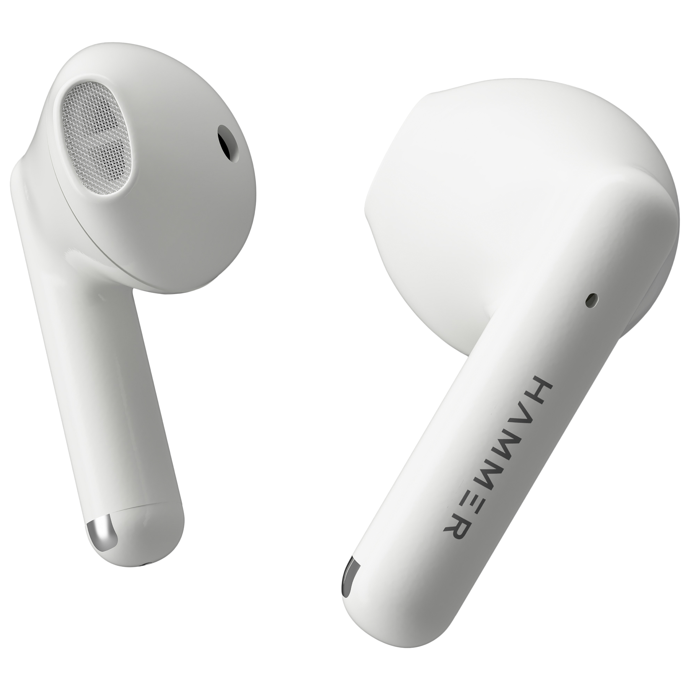 HAMMER Ko Pro TWS Earbuds with Environmental Noise Cancellation (IPX4 Water Resistant, Deep Bass, White)_1