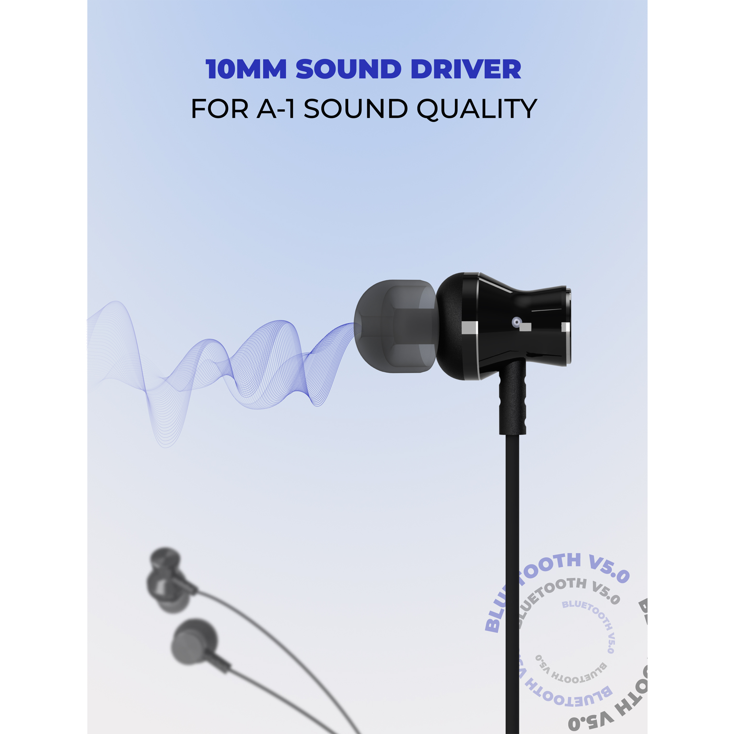 HAMMER S Neckband (IPX4 Water Resistant, Upto 30 Hours Playback, Silver)_4