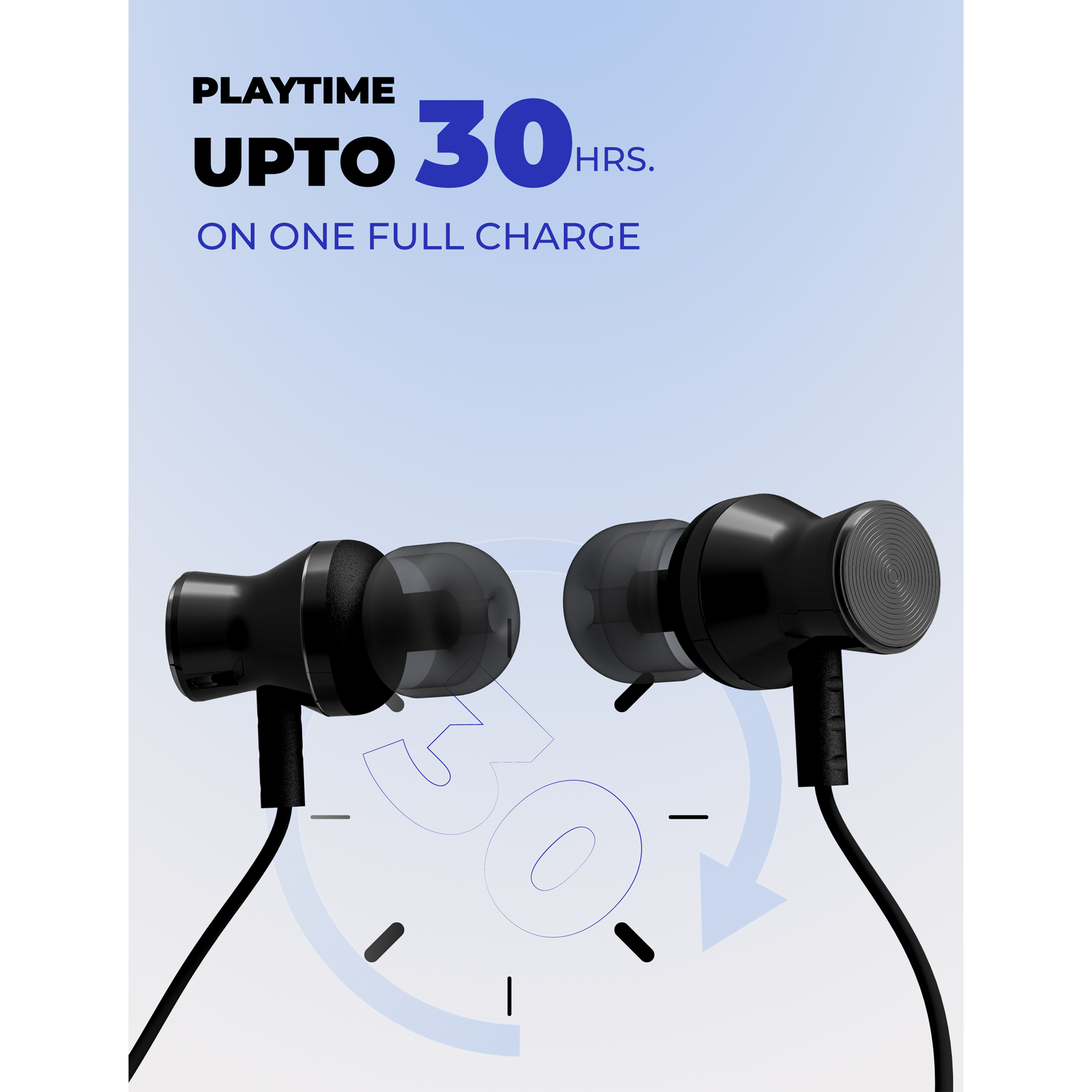 HAMMER S Neckband (IPX4 Water Resistant, Upto 30 Hours Playback, Silver)_6